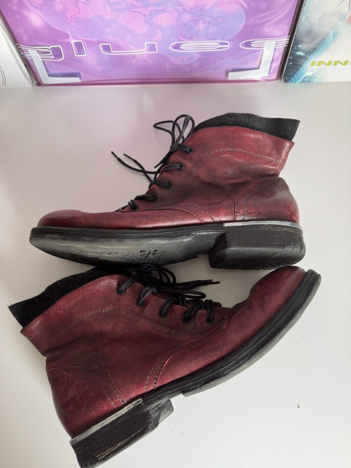 Japanese Brand Vintage A.S 98 Leather Ankle Boots Western Avantgarde Size US 8 / EU 41 - 12 Thumbnail