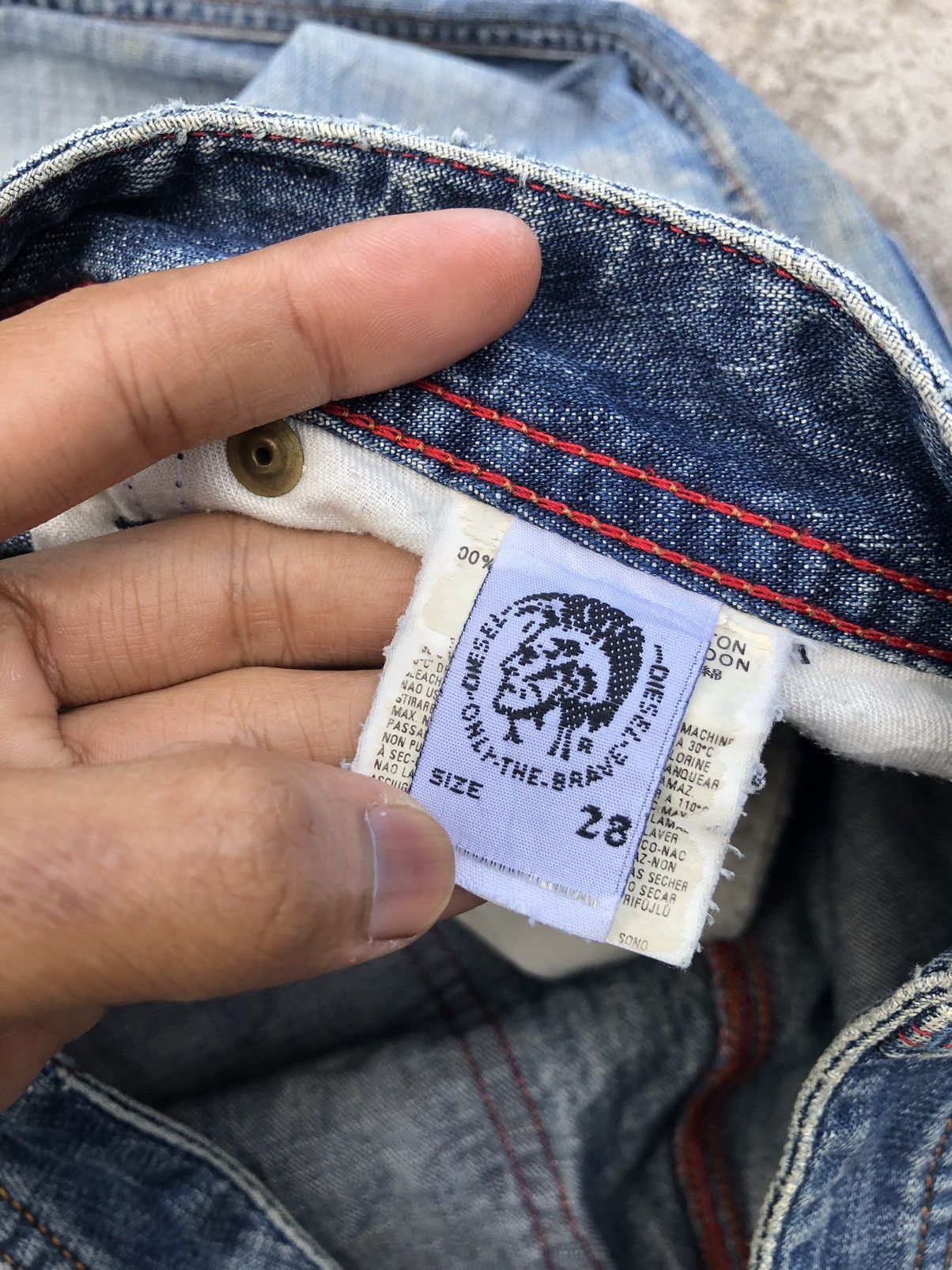 Diesel DIESEL DISTRESSED DENIM Size US 31 - 6 Thumbnail