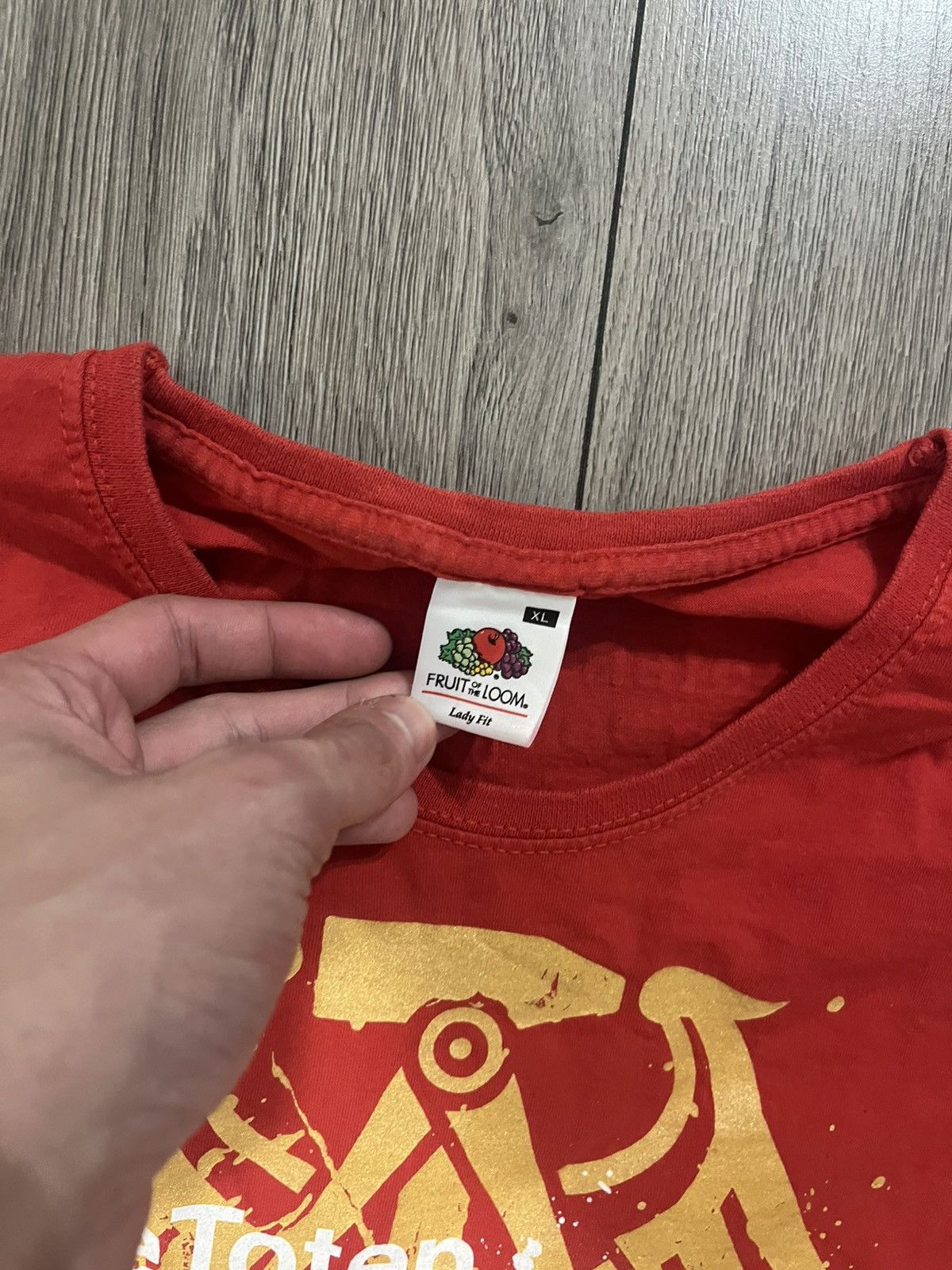 Fruit Of The Loom × Vintage Die Toten Hisen Fan T-Shirt Size XL / US 12-14 / IT 48-50 - 3 Thumbnail