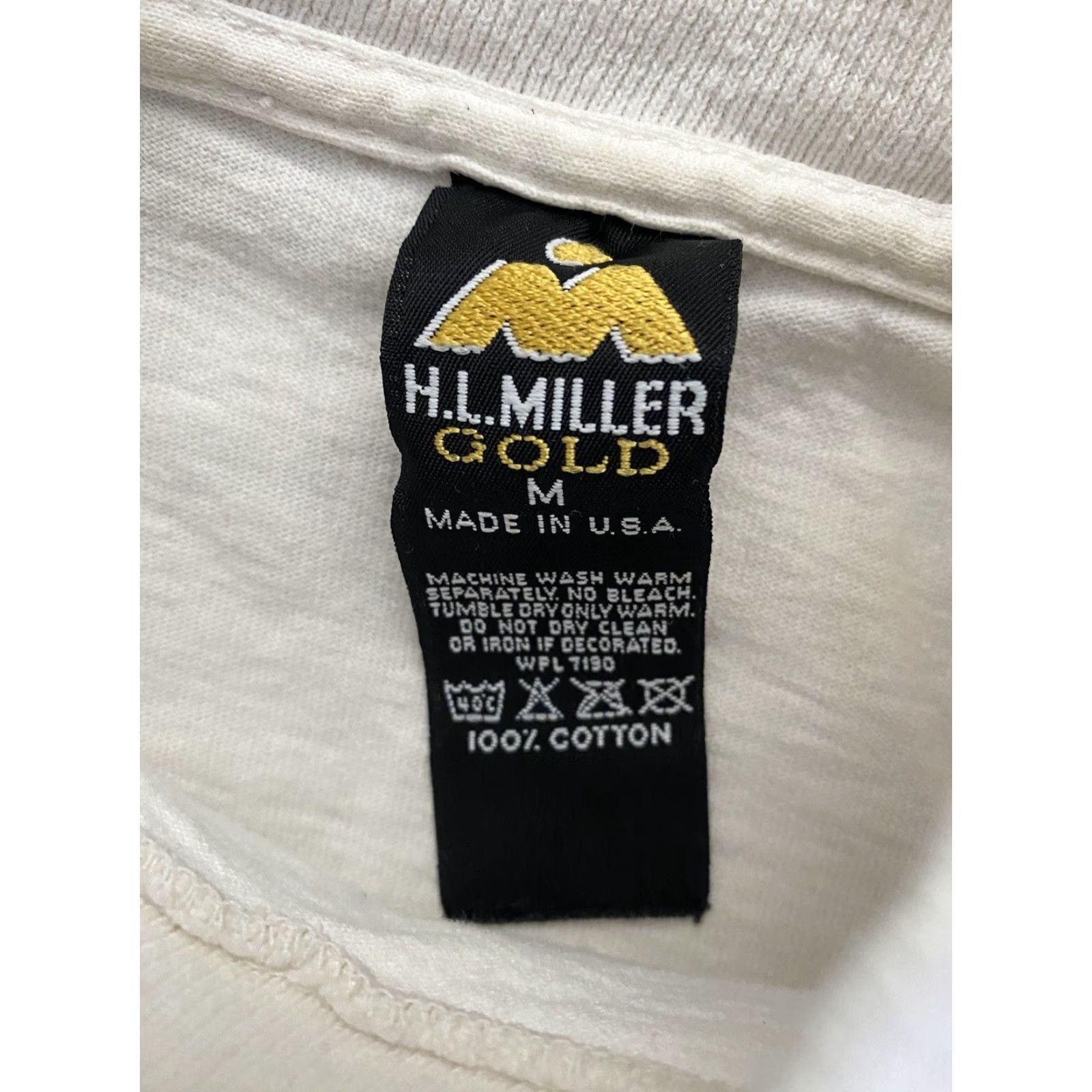 Vintage VINTAGE HL Miller White T-Shirt Men’s Size M USA Soccer 90s Art Sports Shirt Size US M / EU 48-50 / 2 - 4 Thumbnail