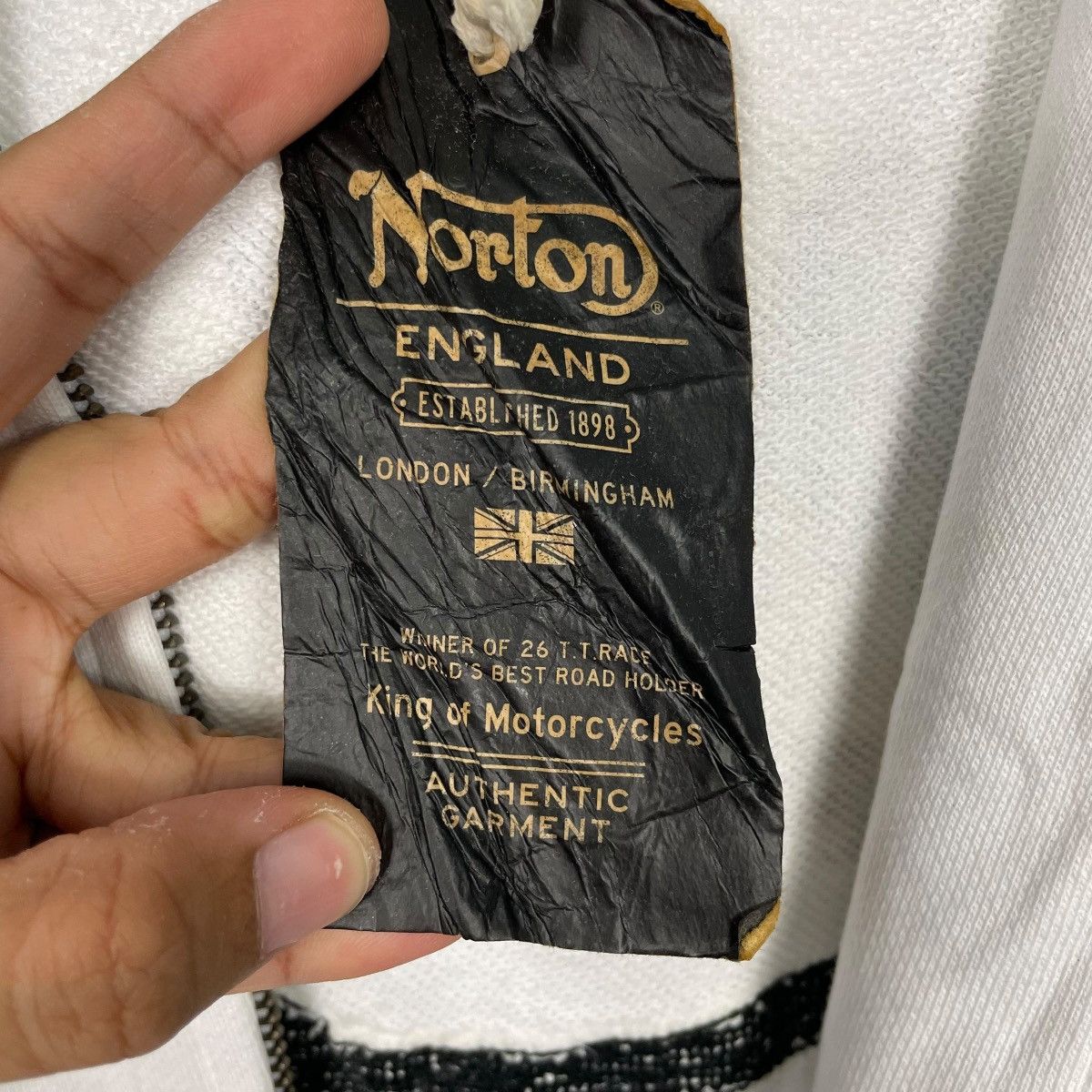 Norton Norton Big Logo Zipper Hoodie Size US L / EU 52-54 / 3 - 17 Thumbnail