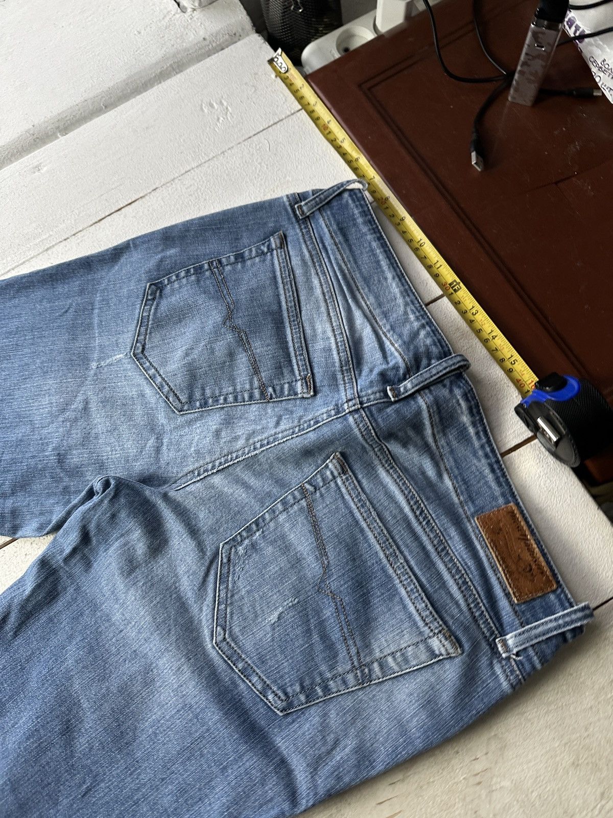 Diesel 🚨 DIESEL AVANT GARDE GOTHIC WOMEN JEANS LOGO IFSIXWASNINE Size 30" / US 8 / IT 44 - 8 Thumbnail