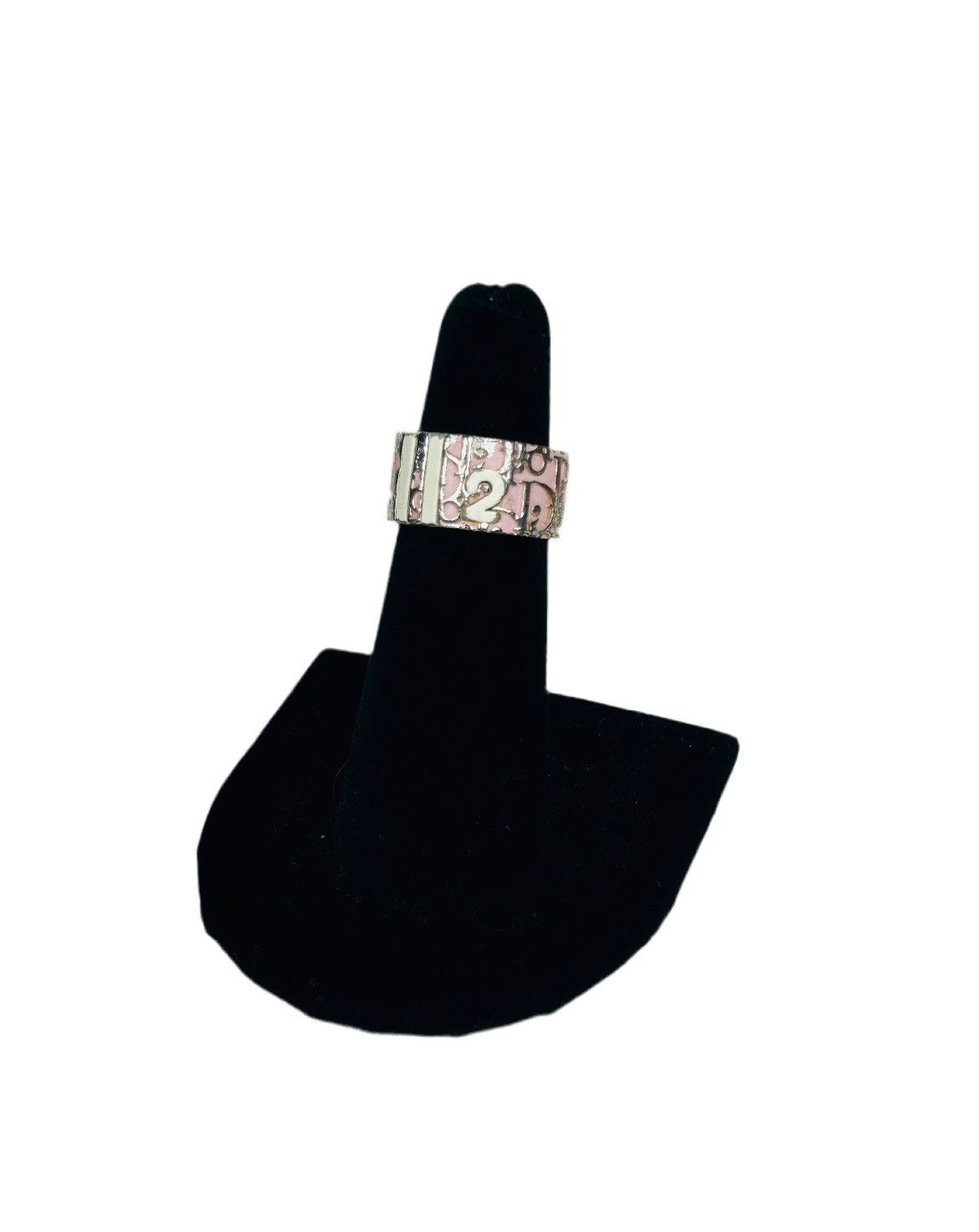 Dior Dior Pink Trotter 2 Ring Size 5 Size ONE SIZE - 1 Thumbnail