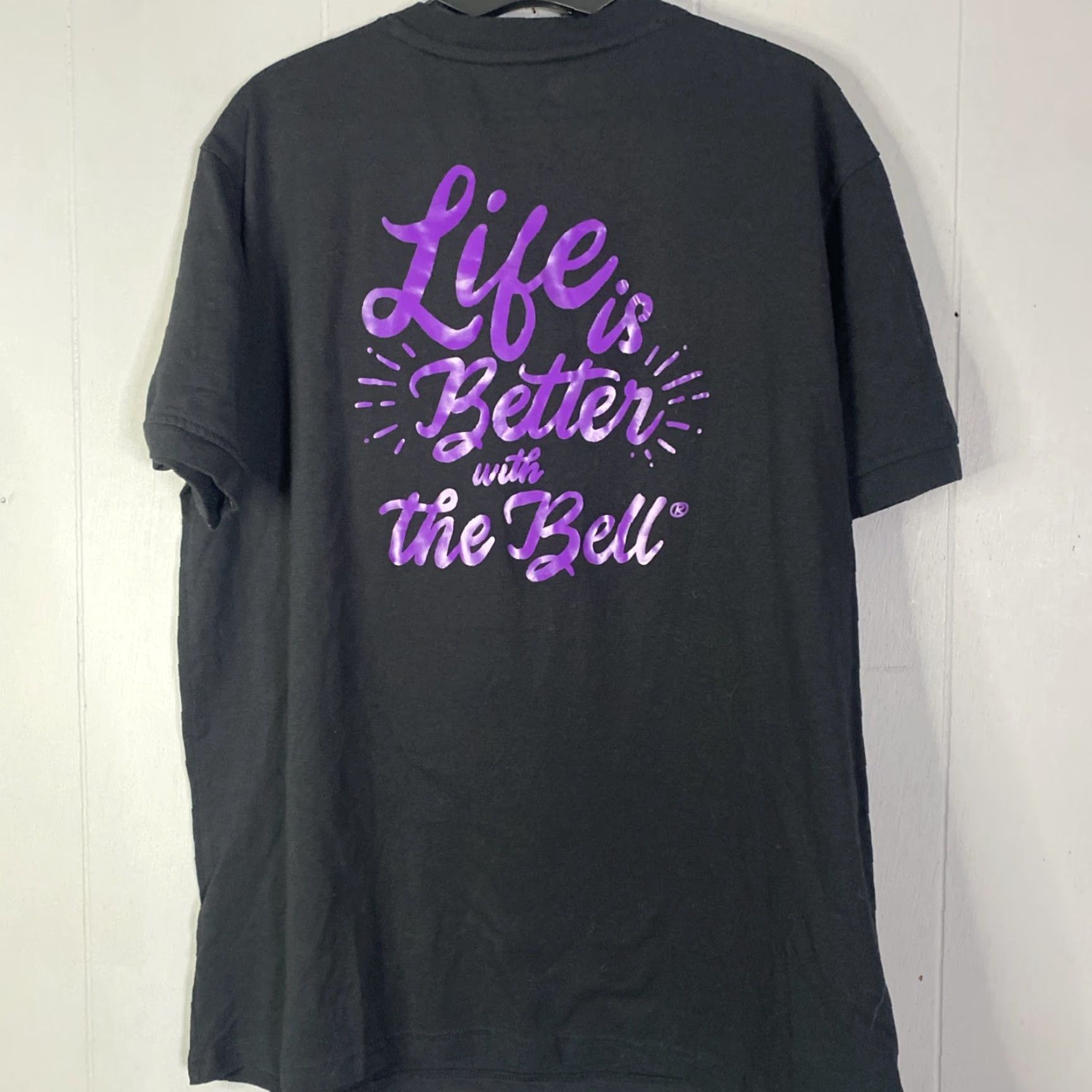 Bell VINTAGE Taco Bell Employee T Shirt Henley Double-Sided Black L Mens Short Sleeve Adult Large Belle 23x28 Size US L / EU 52-54 / 3 - 3 Thumbnail