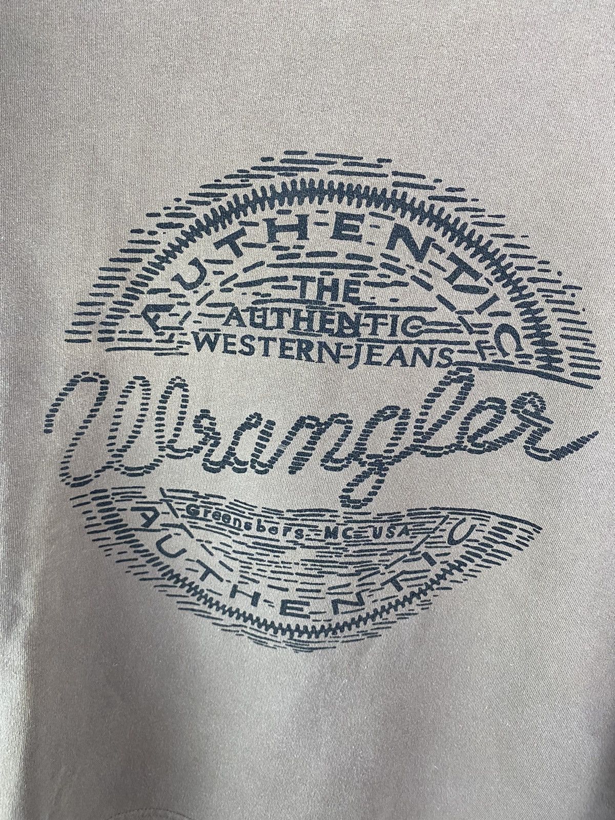 Vintage × Wrangler Wrangler Vintage Crewneck Sweatshirt – Brown Size US XL / EU 56 / 4 - 7 Thumbnail