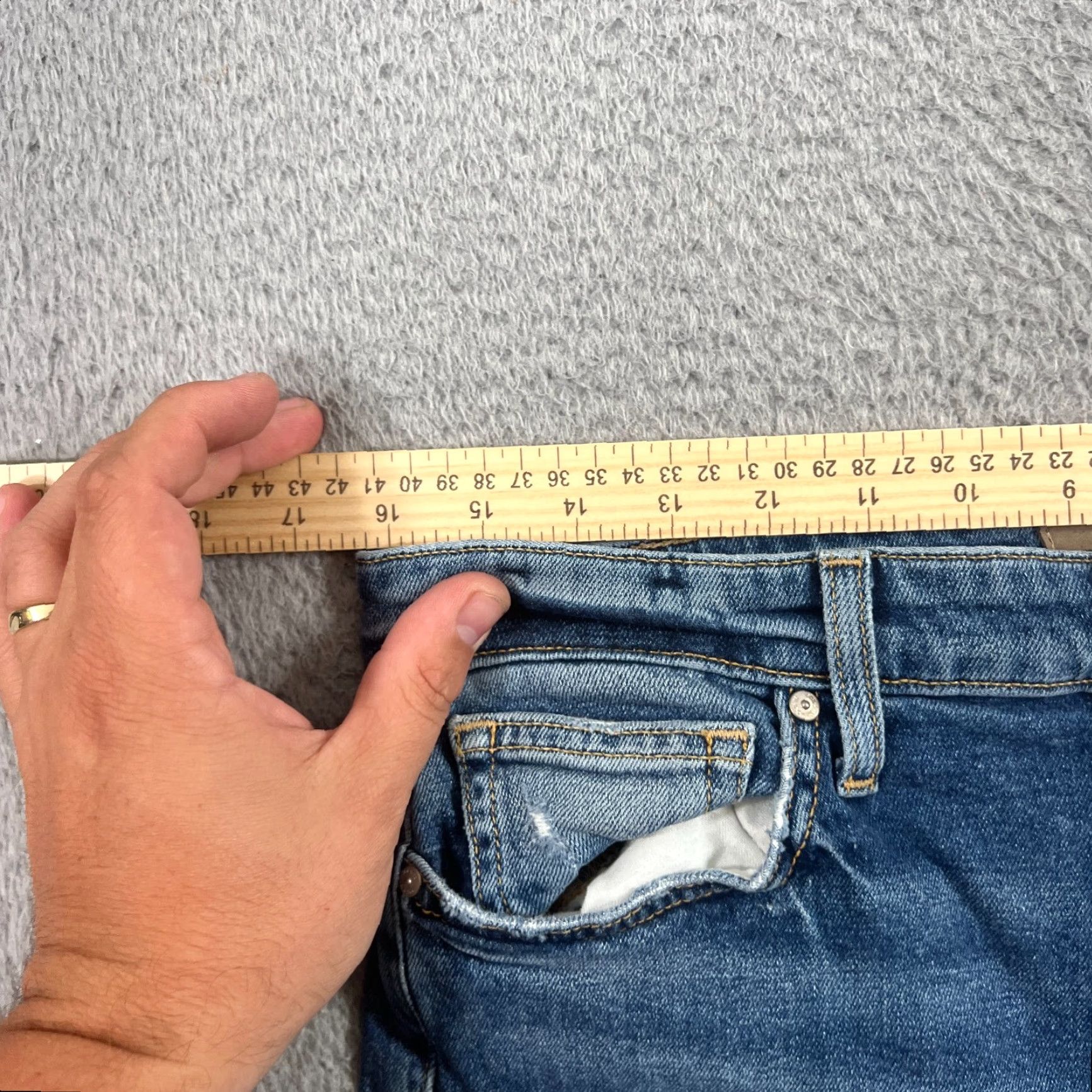 Vintage VINTAGE Joe’s Jeans Women’s Skinny Denim Pants Medium Wash Blue 31 Inches High Rise Stretch Retro Style Size 24" / US 00 / IT 34 - 4 Thumbnail