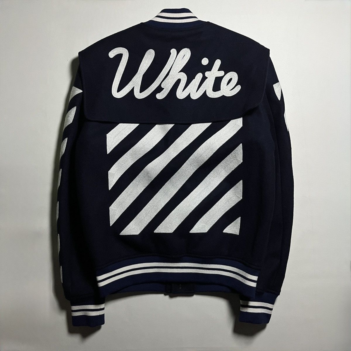 Off-White Off-White VIRGIL ABLOH 2015 Fall/Winter Letterman Jacket Size US XS / EU 42 / 0 - 2 Thumbnail
