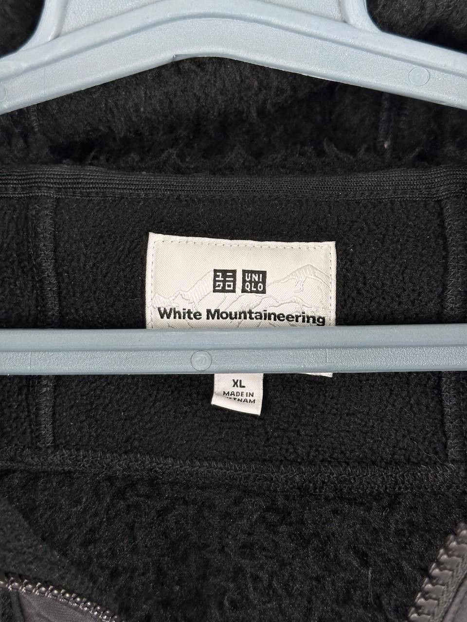 Uniqlo × White Mountaineering Uniqlo White Mountaineering Black Hooded Fleece Jacket Size US XL / EU 56 / 4 - 8 Thumbnail