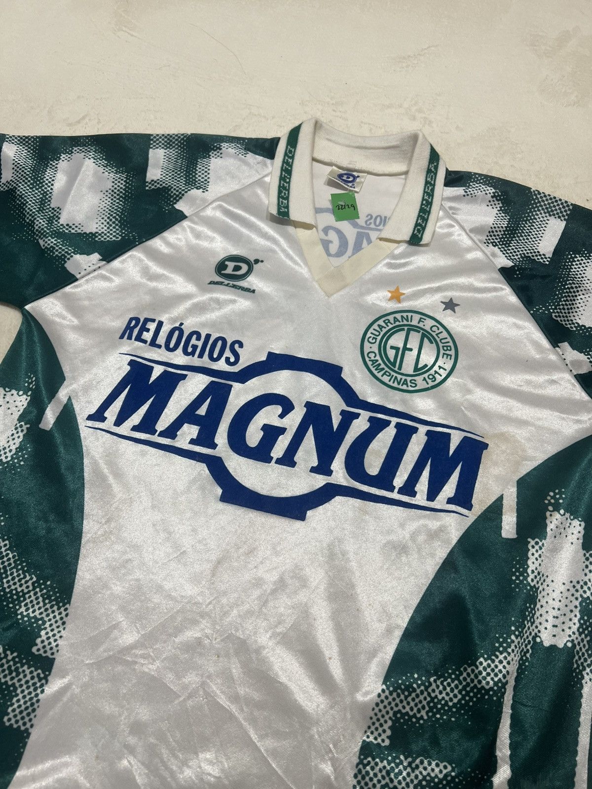 Vintage Guarani 1994 Away Dellerba Jersey Size US L / EU 52-54 / 3 - 2 Thumbnail