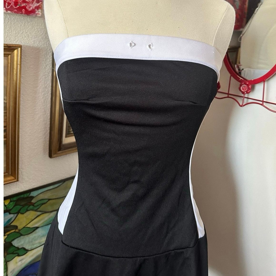 Other a list by wrapper black white two tone dress Size S / US 4 / IT 40 - 2 Thumbnail