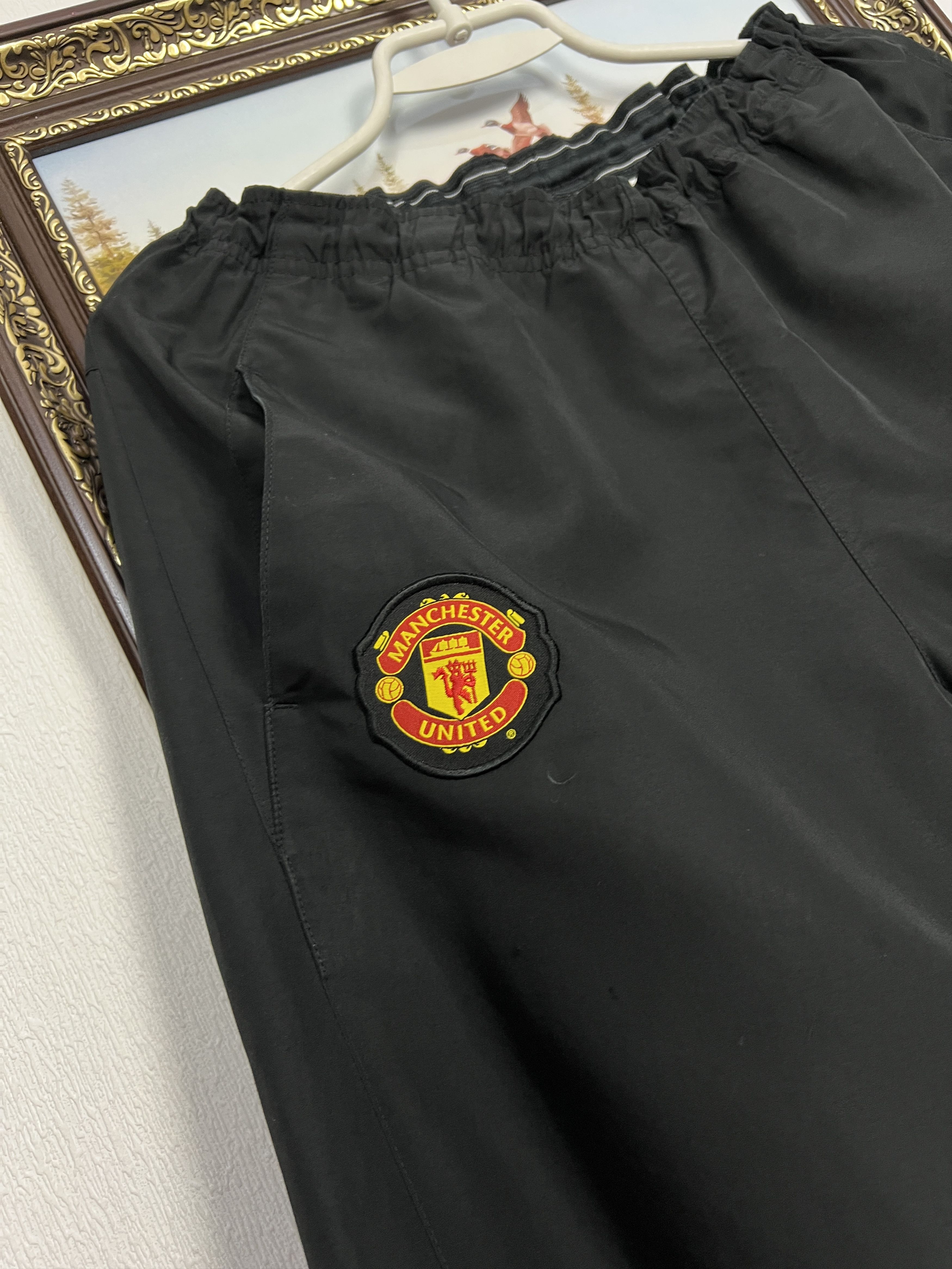 Nike Manchester United Football Pants Soccer Athletic Sweatpants Size US 32 / EU 48 - 4 Thumbnail