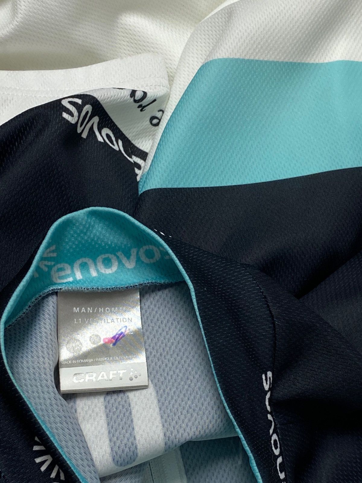 Bicycle Vintage CRAFT Bicycle Marathon Zip Jersey Many Sponsors Y2K Size US M / EU 48-50 / 2 - 3 Thumbnail