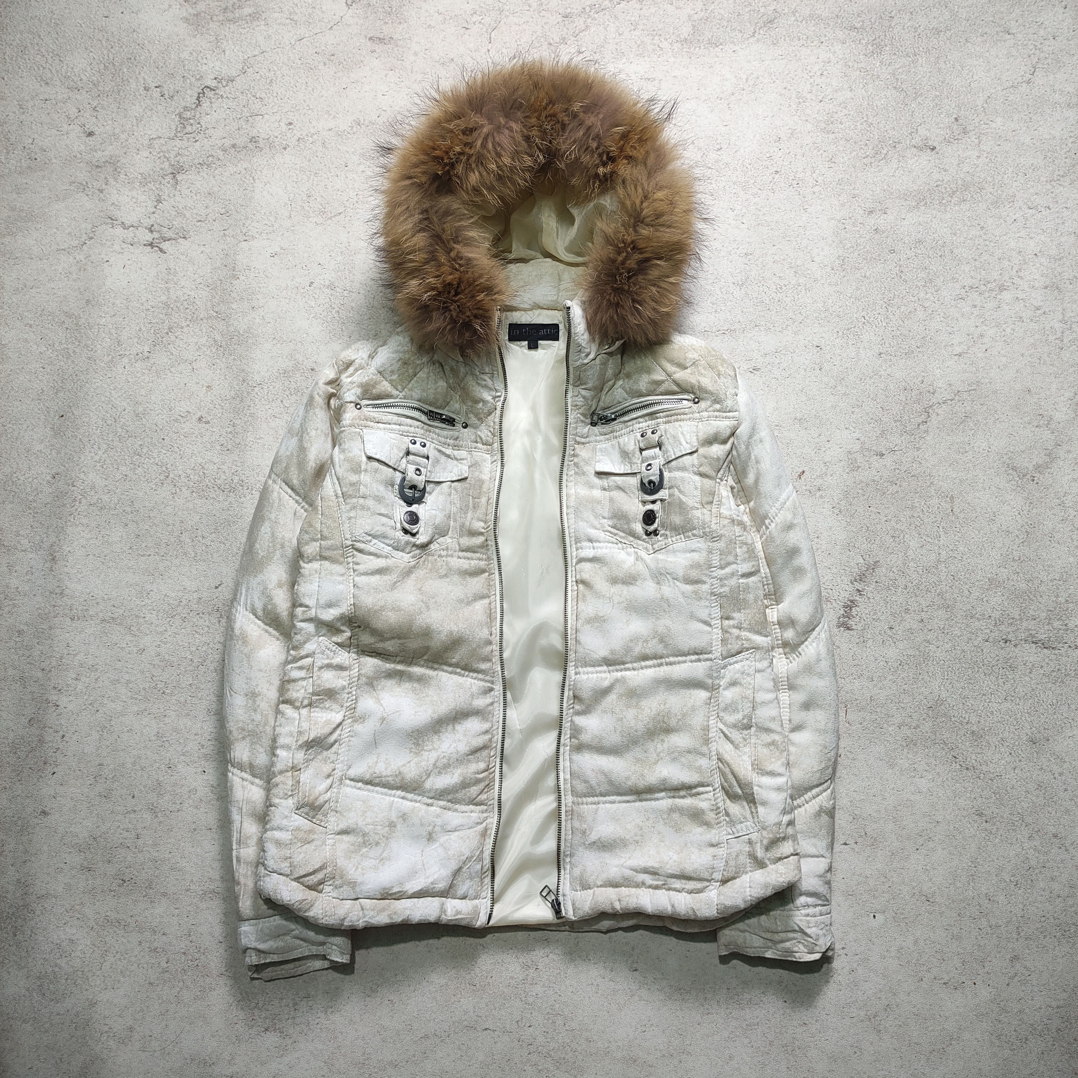 In The Attic × Japanese Brand In The Attic Fur Padded Jacket Size US L / EU 52-54 / 3 - 3 Thumbnail