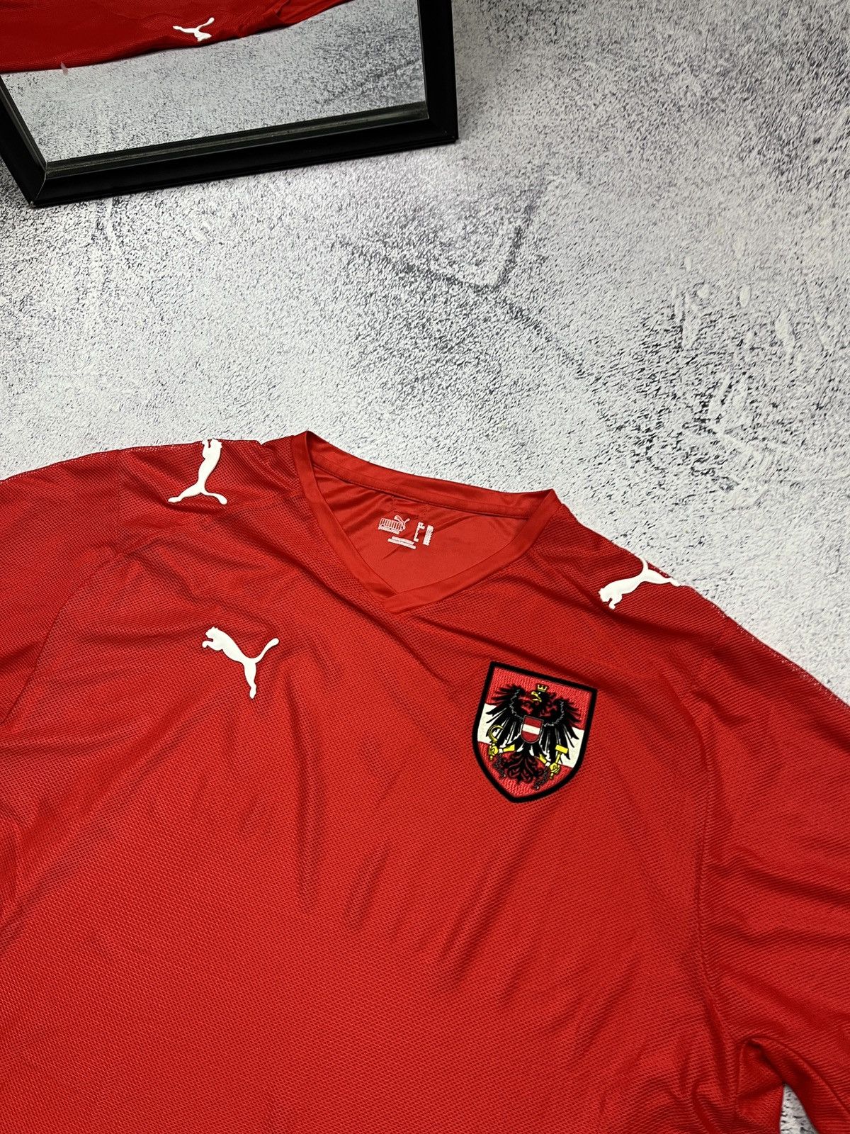 Puma Puma Austria 2008/2010 Football Shirt Soccer Jersey Rare Size US XXL / EU 58 / 5 - 5 Thumbnail
