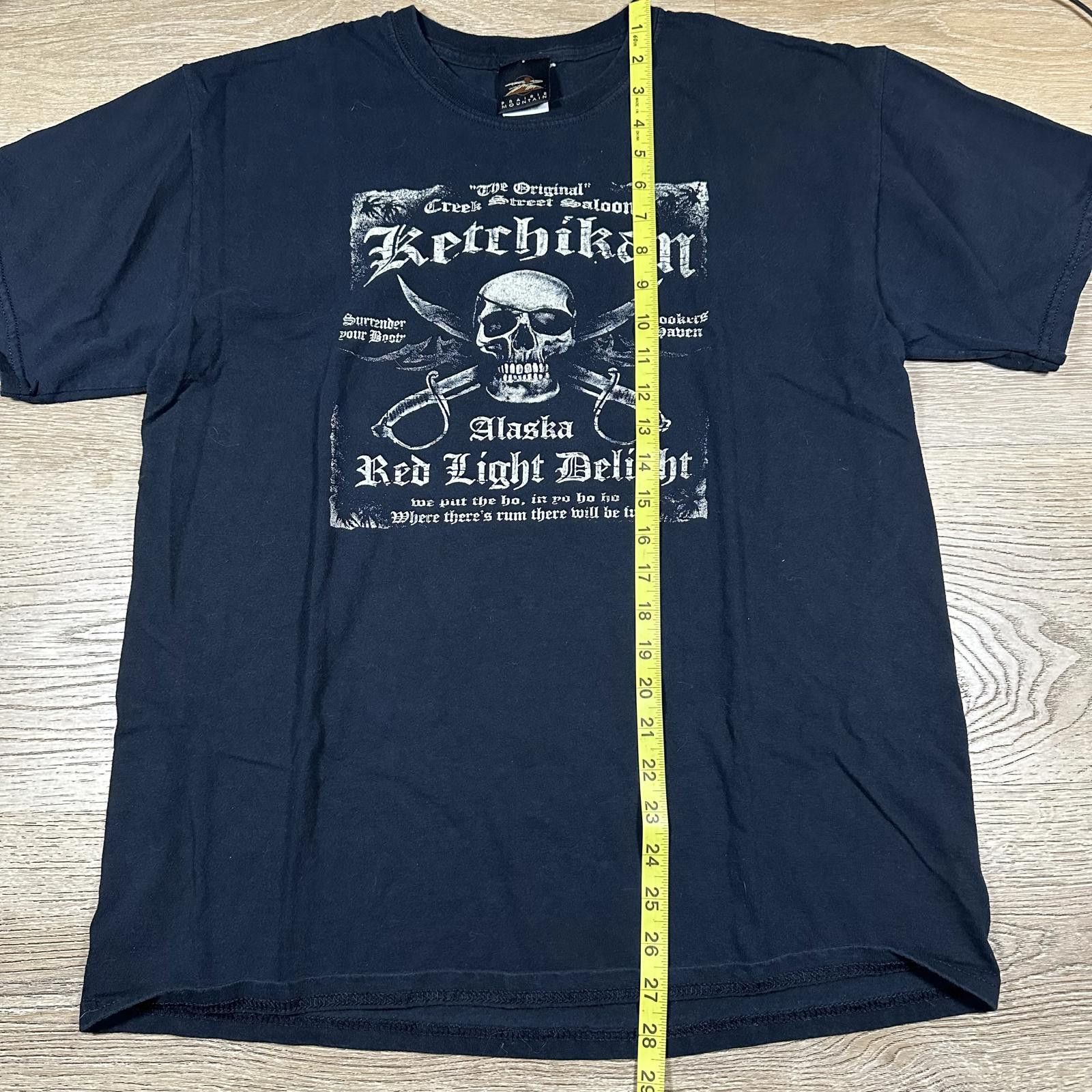 Other Prairie Mountain Menswear T-shirt L Black Ketchikan Skull & Size US L / EU 52-54 / 3 - 7 Thumbnail