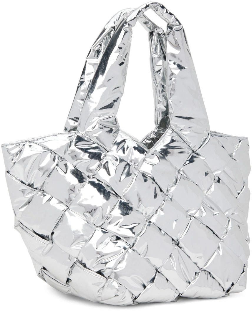 Bottega Veneta o1n1vont0125 Size: OS / Cassette Bag in Silver Size ONE SIZE - 4 Thumbnail