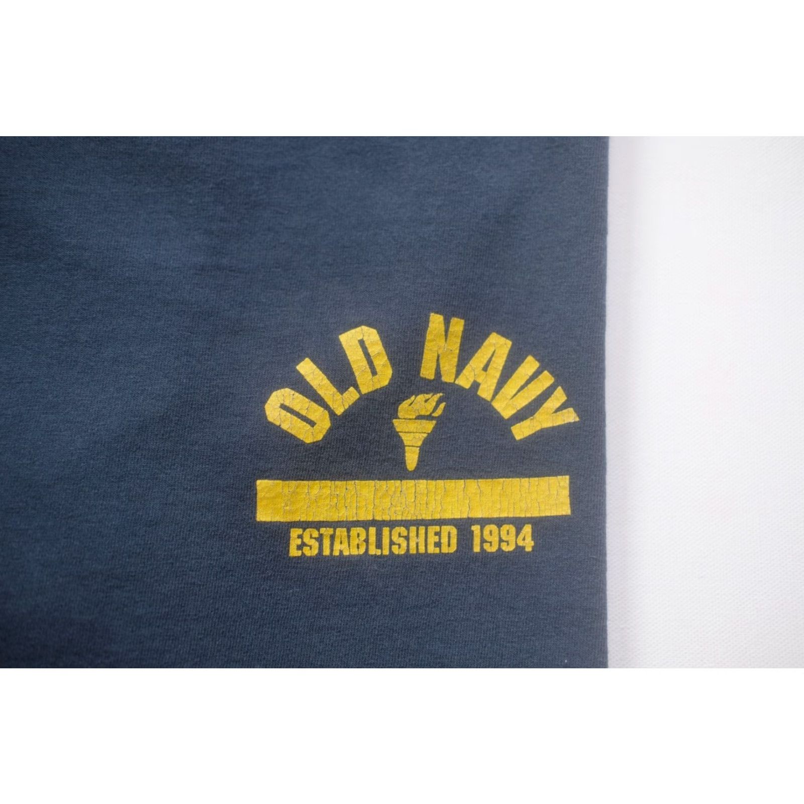 Old Navy VINTAGE Old Navy T-Shirt 90s EST 1994 BLUE Active Sport 100% COTTON XL Mens Short Sleeve Crew Neck Size US XL / EU 56 / 4 - 4 Thumbnail