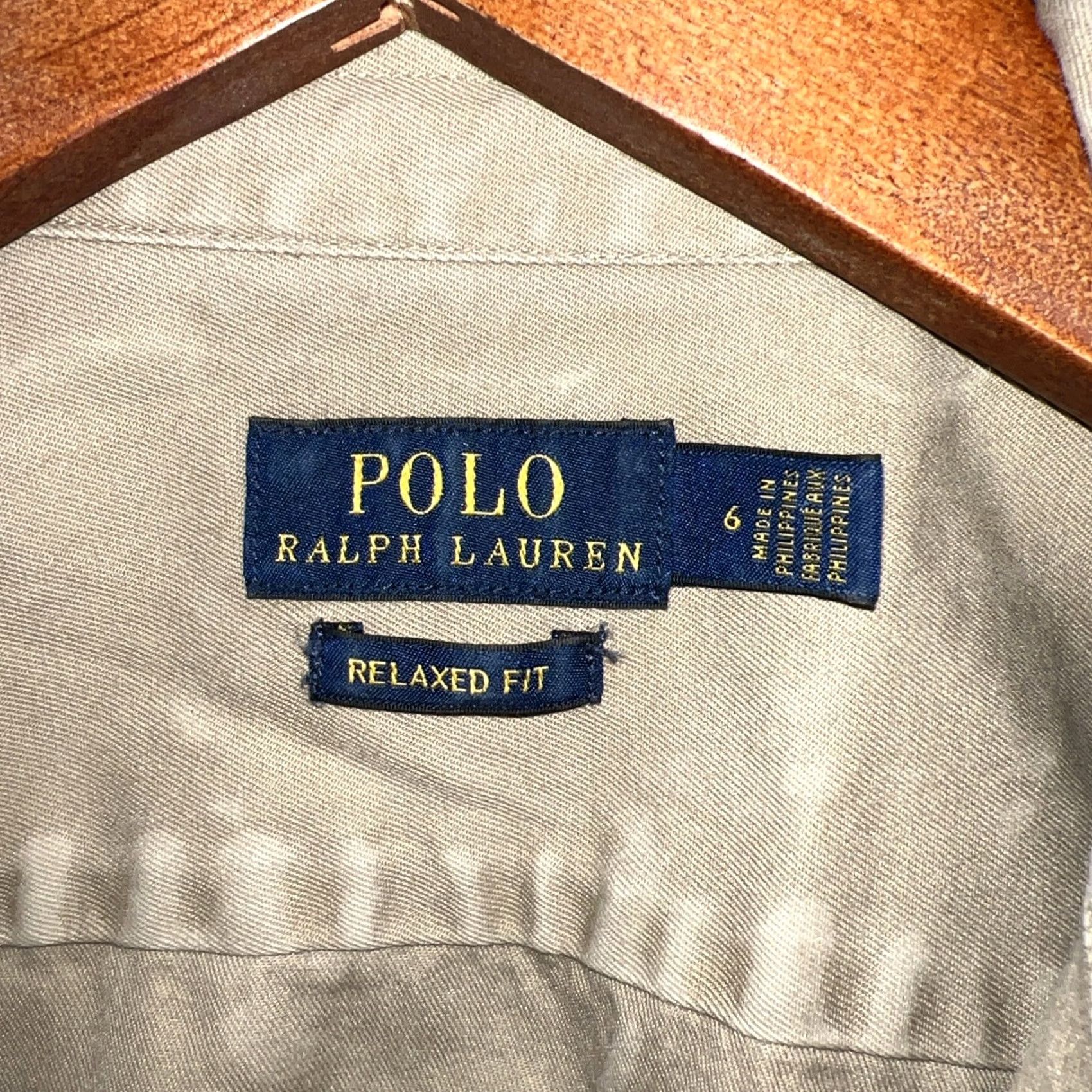 Polo Ralph Lauren VINTAGE Polo Ralph Lauren Beige Sleeveless Button Up Shirt Womens Size 6 Size M / US 6-8 / IT 42-44 - 2 Thumbnail
