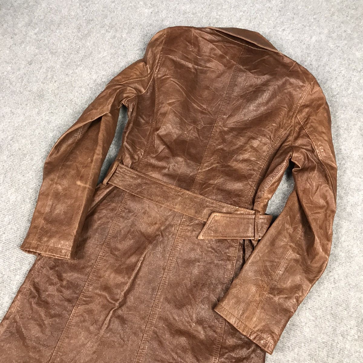 14th Addiction × If Six Was Nine × Tornado Mart TORNADO MART LEATHER LONG JACKET WOMAN IFSIXWASNINE STYLE Size XS / US 0-2 / IT 36-38 - 8 Thumbnail