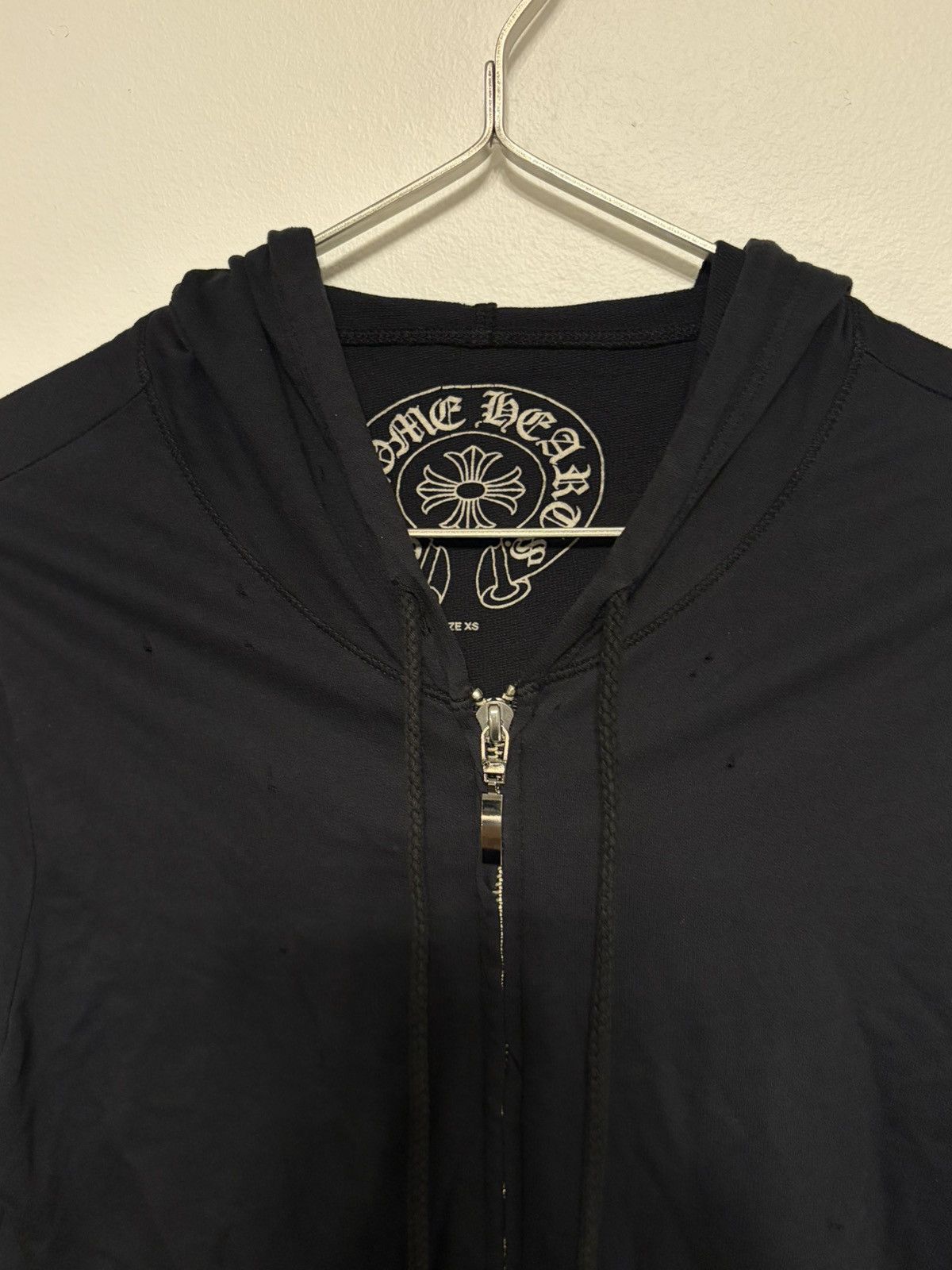 Chrome Hearts Chrome Hearts Womens Dagger Logo Zip Up Hoodie Size XS / US 0-2 / IT 36-38 - 6 Thumbnail