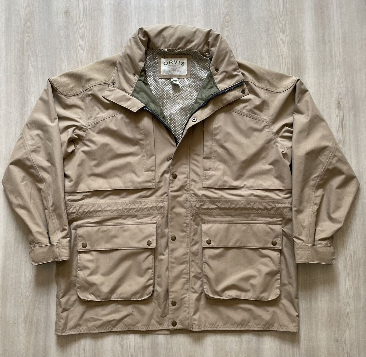 Orvis Vintage Orvis Jacket Hooded Chore Safari Anorak Sz XL Size US XL / EU 56 / 4 - 2 Thumbnail