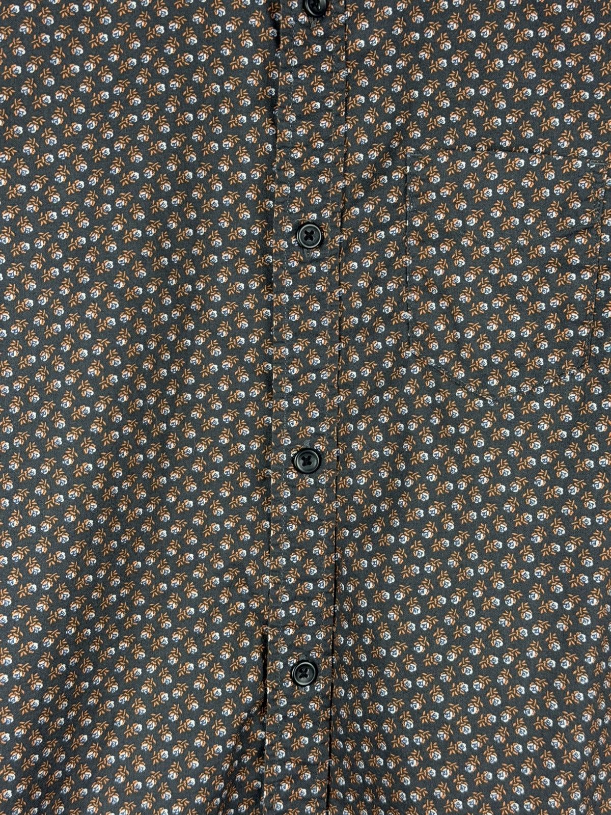 Allsaints Allsaints Hibiscus SS Overprinted Hawaiian Button Up Shirt Size US S / EU 44-46 / 1 - 9 Thumbnail