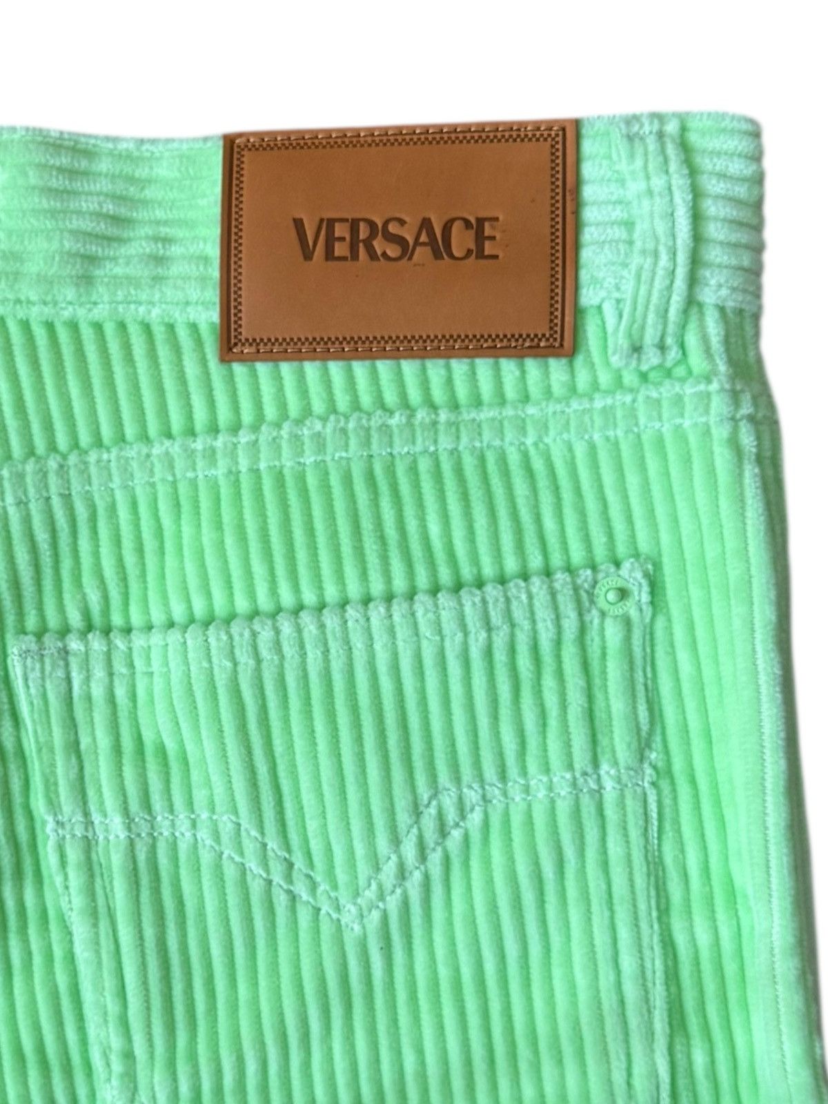 Versace Versace Green Corduroy Jacket & Pants Set Size 38R - 18 Thumbnail