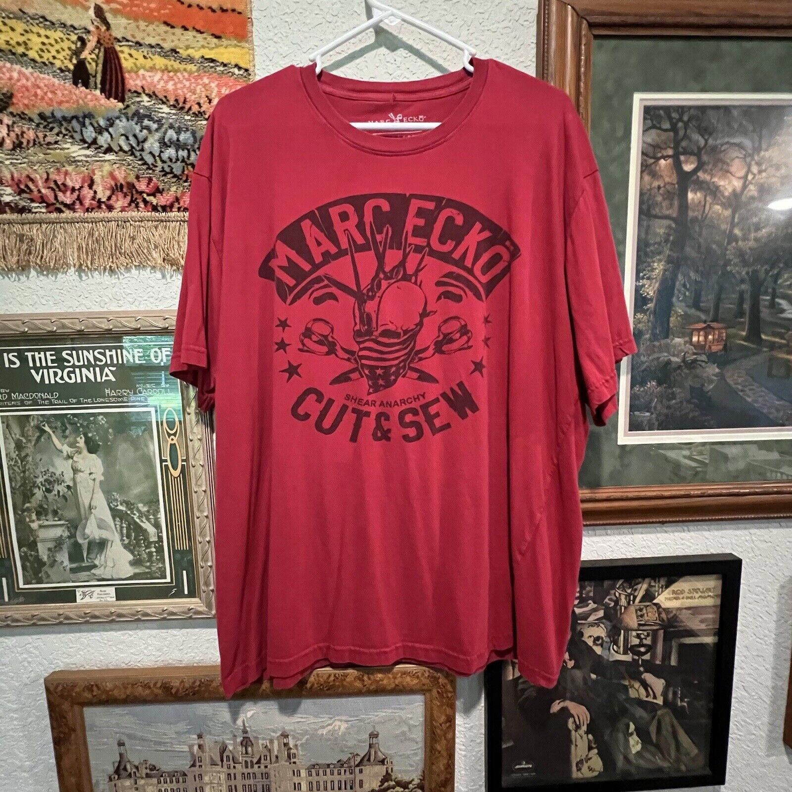 Ecko Unltd. Vintage 00’s Marc Ecko Cut And Sew Red Skull Shirt Size 2XL Size US XXL / EU 58 / 5 - 2 Thumbnail