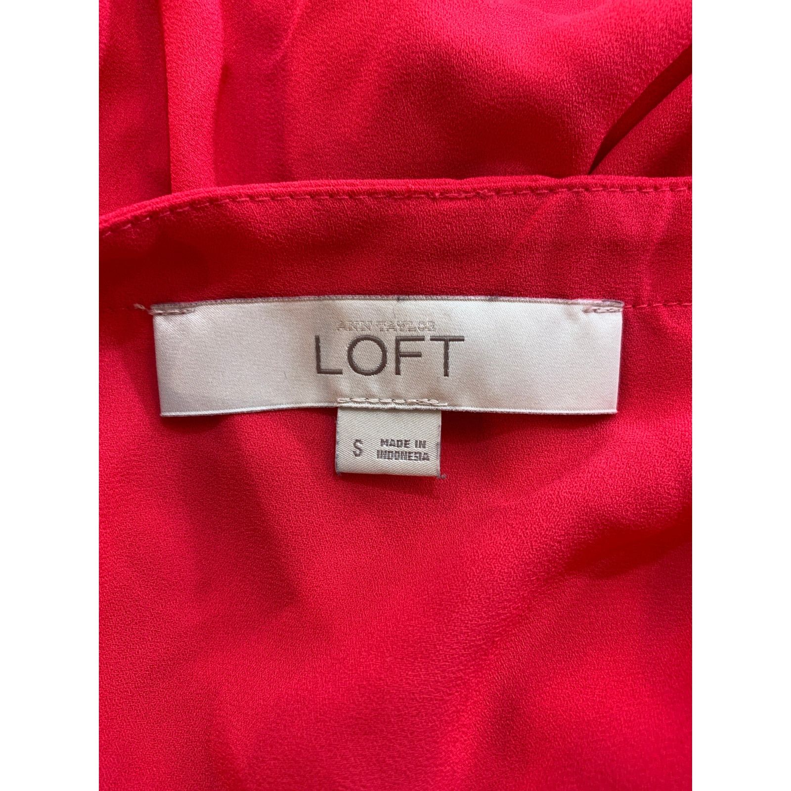 Loft 2 LOFT/Elle Small Pink Blue Flowy Sleeveless Tank Blouse Size S / US 4 / IT 40 - 9 Thumbnail