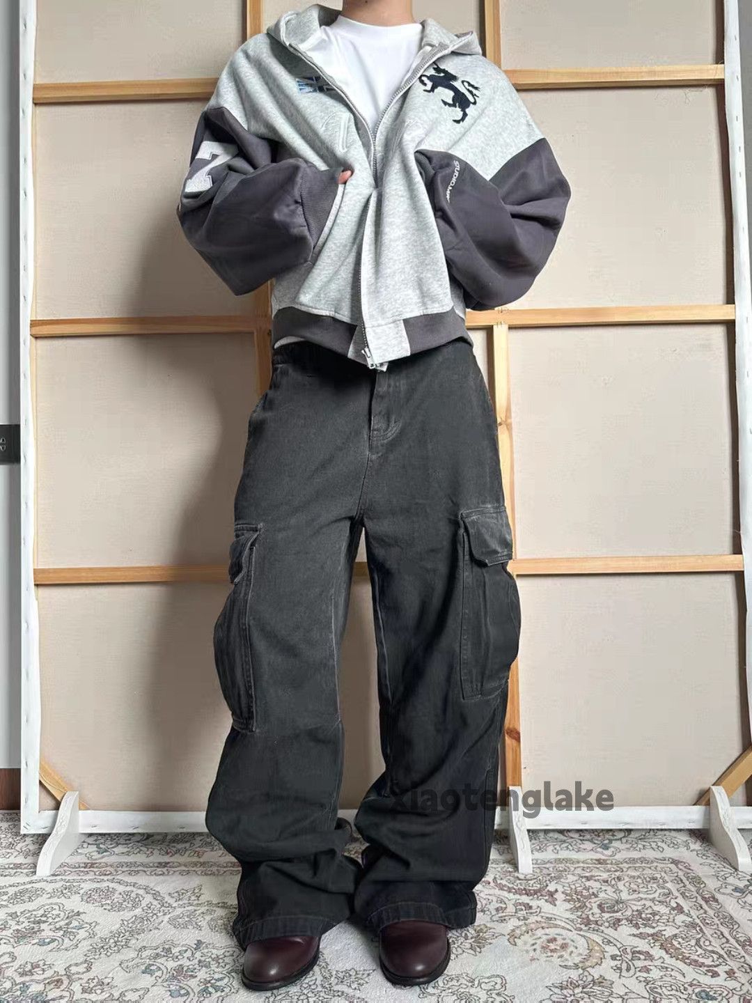 Vintage ltx vintage loose baggy wide Leg loose cargo pants Size US 33 - 5 Thumbnail