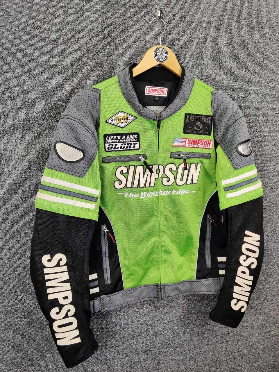 Vintage Vintage Simpson Racing Team Motorcycle Jacket Size US M / EU 48-50 / 2 - 7 Thumbnail