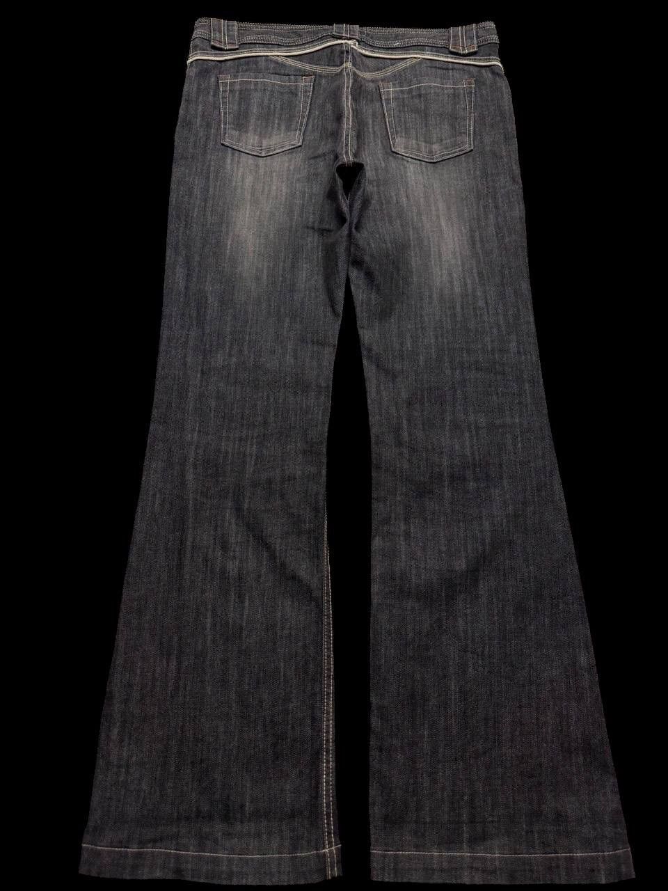 GOSTAR DE FUGA FLARE Vintage Lacoupe Pour Remme Japan Designer Mudwash Jean Size US 34 / EU 50 - 14 Thumbnail