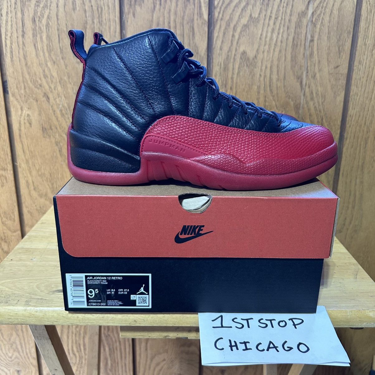 Jordan Brand Nike Air Jordan 12 Retro Flu Game 2025 Men’s 9.5 CT8013-002 Size US 9.5 / EU 42-43 - 1 Thumbnail
