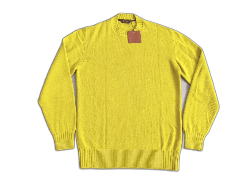 Loro Piana Loro Piana Baby Cashmere Yellow Sweater Size US L / EU 52-54 / 3 - 1 Thumbnail