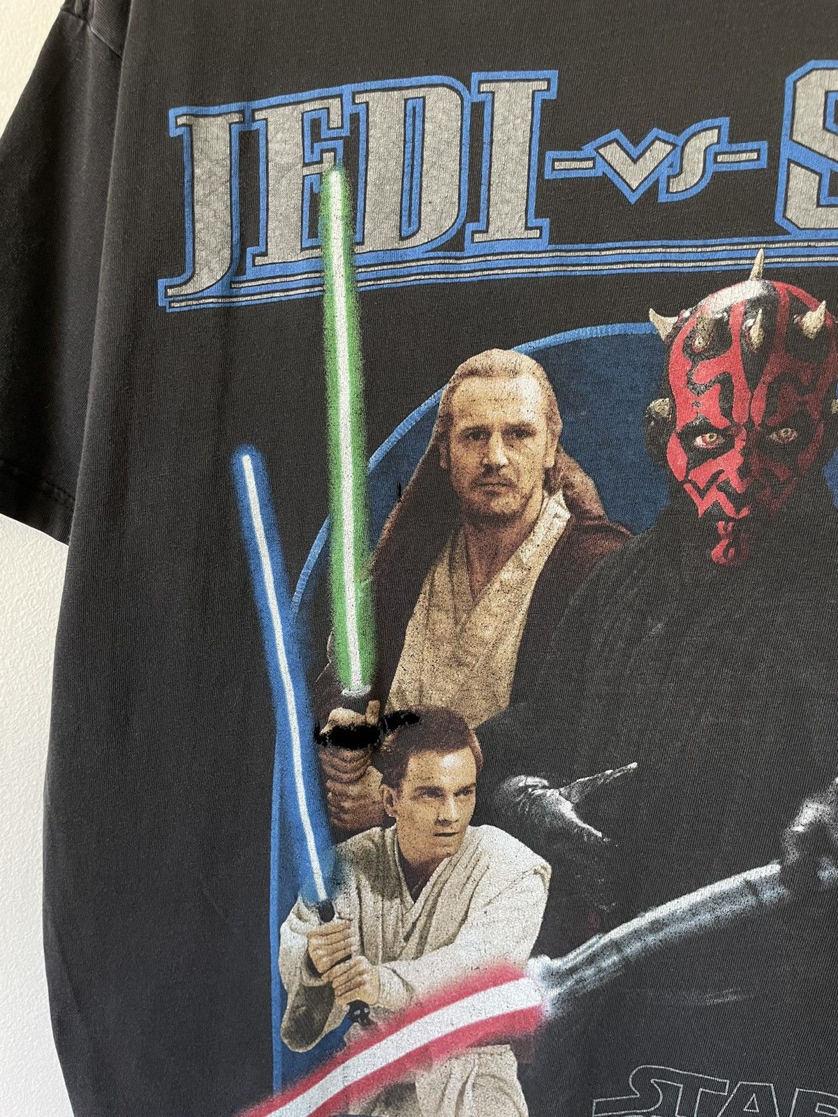 Star Wars Vintage 90s Star Wars Jedi VS Sith Ep 1 tee Size US XL / EU 56 / 4 - 6 Thumbnail