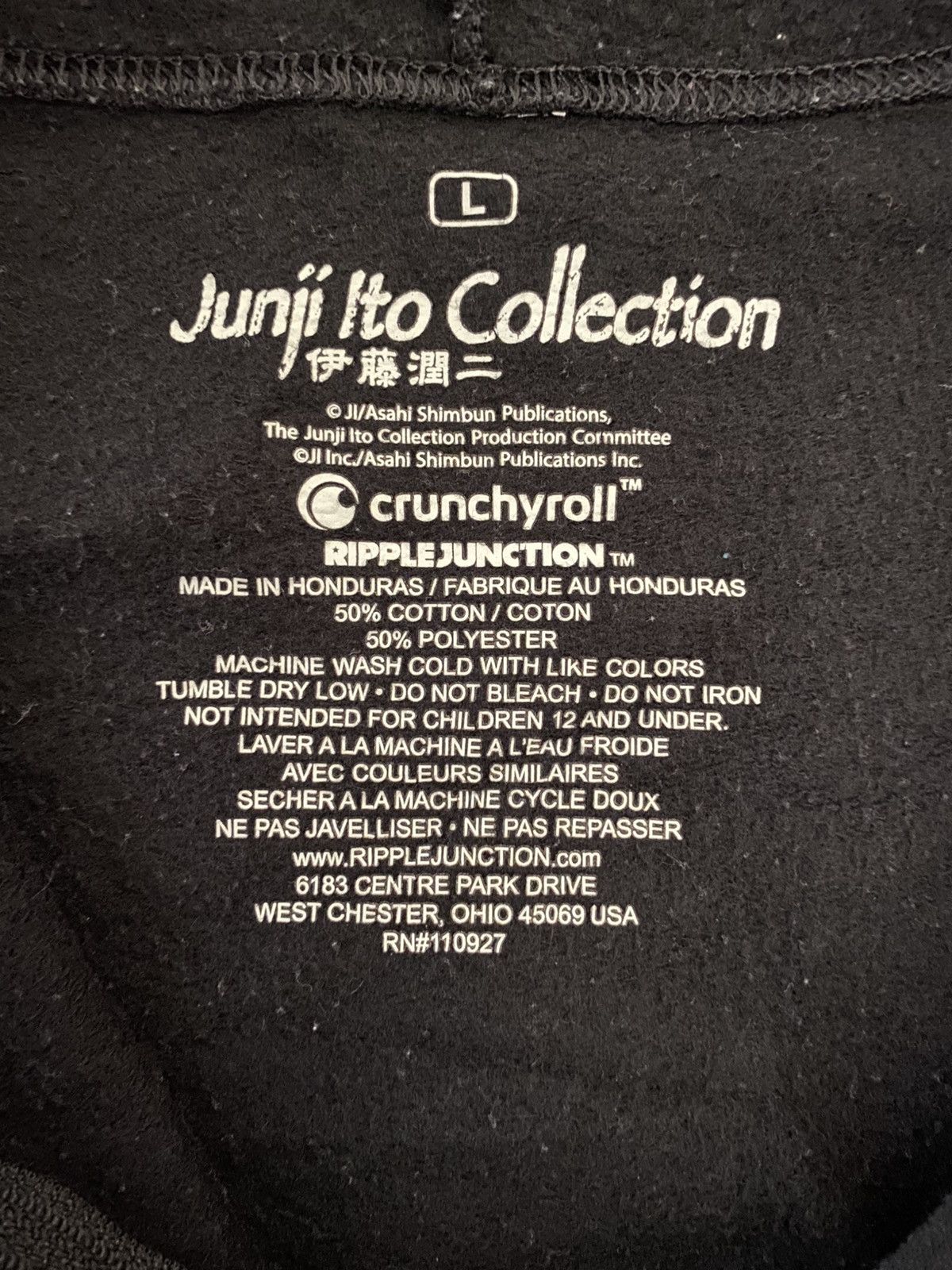 Ripple Junction Japanese Brand Ripple Junction Big Print On Back Hoodie Size US L / EU 52-54 / 3 - 7 Thumbnail