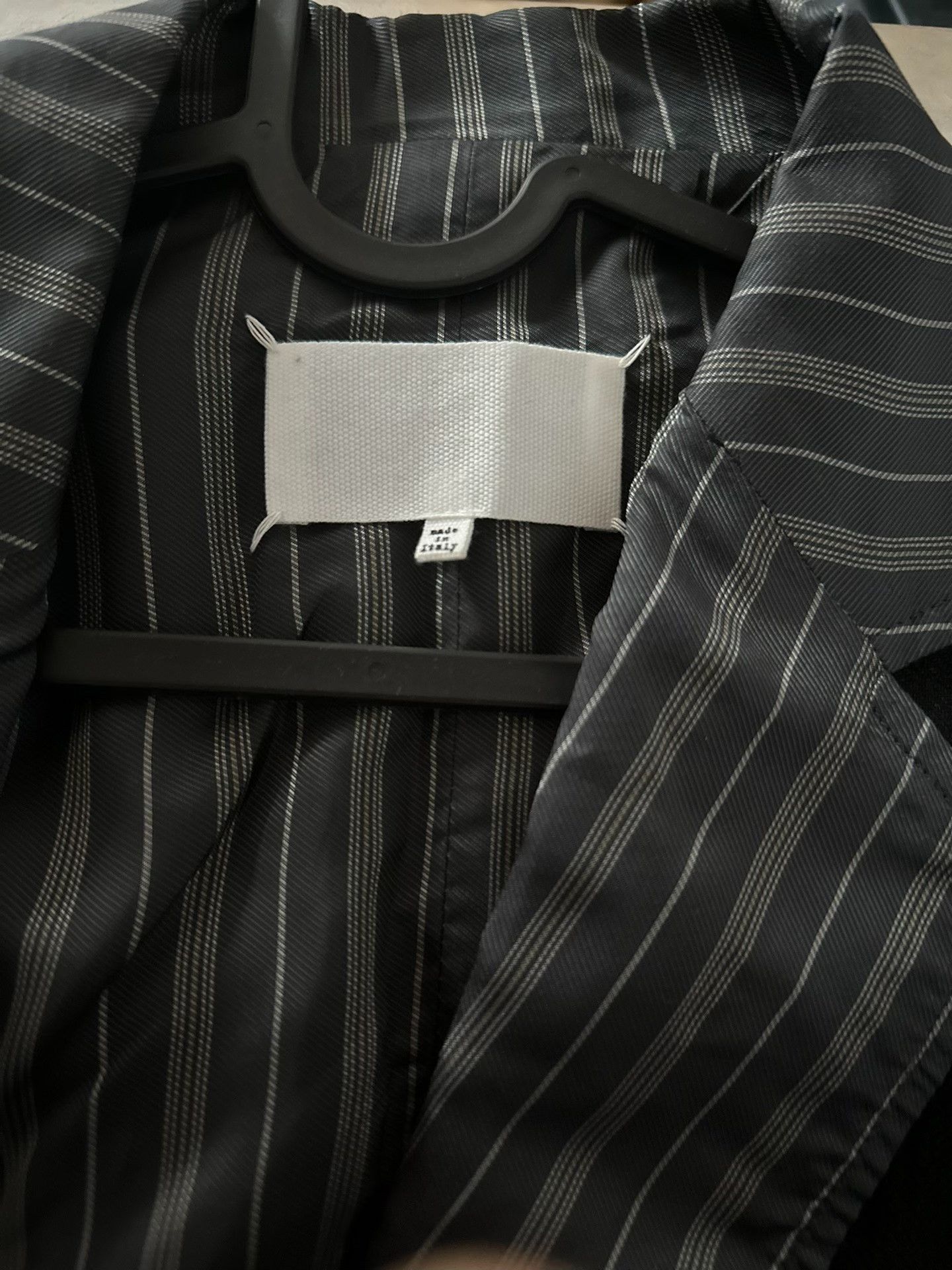 Maison Margiela Maison Margiela Shoulder line striped collar suit jacket 25 Size US S / EU 44-46 / 1 - 4 Thumbnail