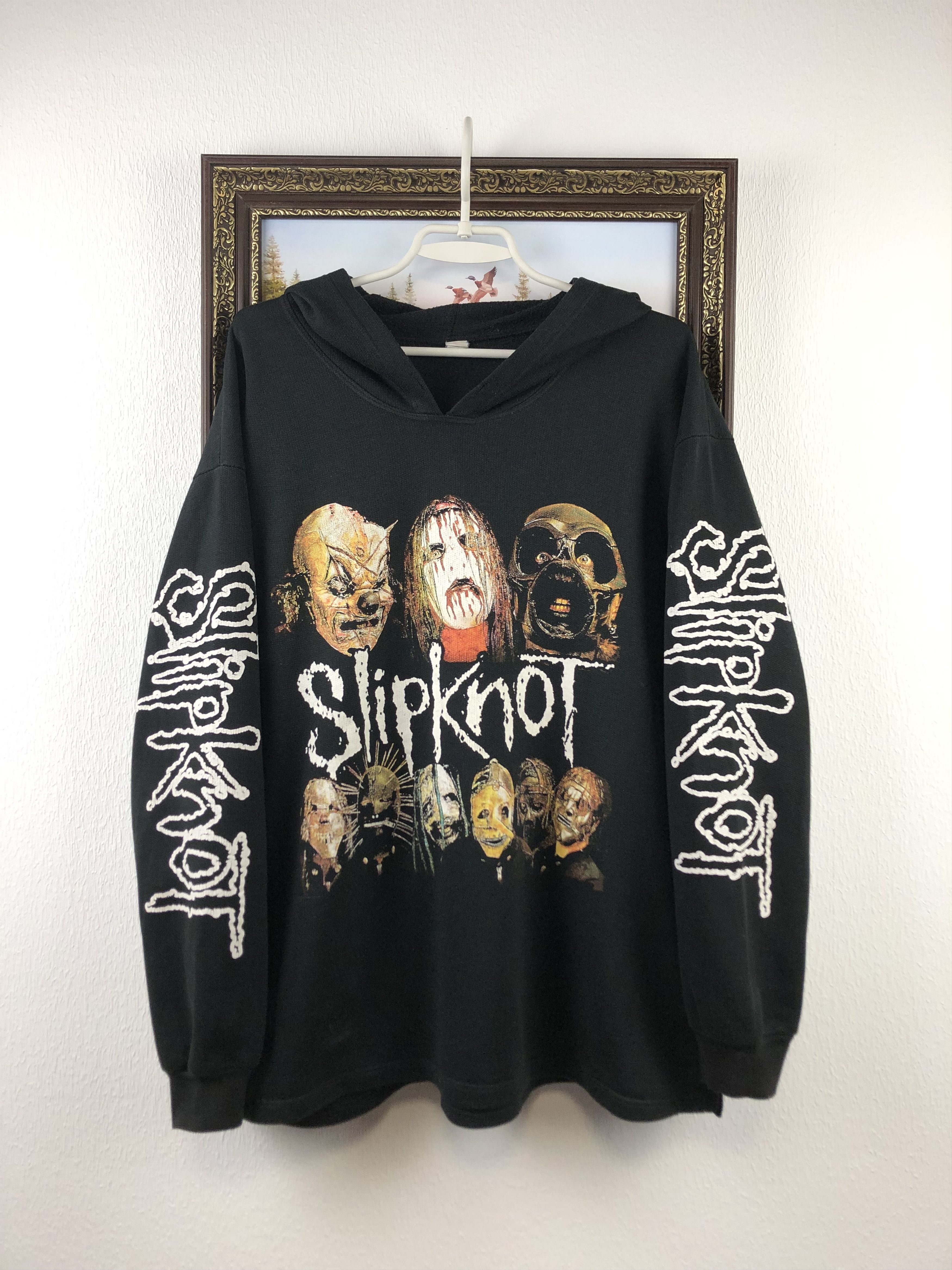 Band Tees × Vintage Vintage 2001 Slipknot IOWA Hoodie Very Rare Rock Band Over Size US XL / EU 56 / 4 - 5 Thumbnail