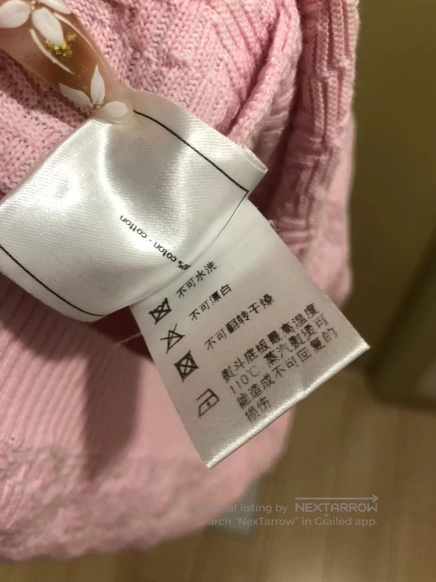 Chanel Chanel Pink Knit Dress with Logo. Size M / US 6-8 / IT 42-44 - 6 Thumbnail