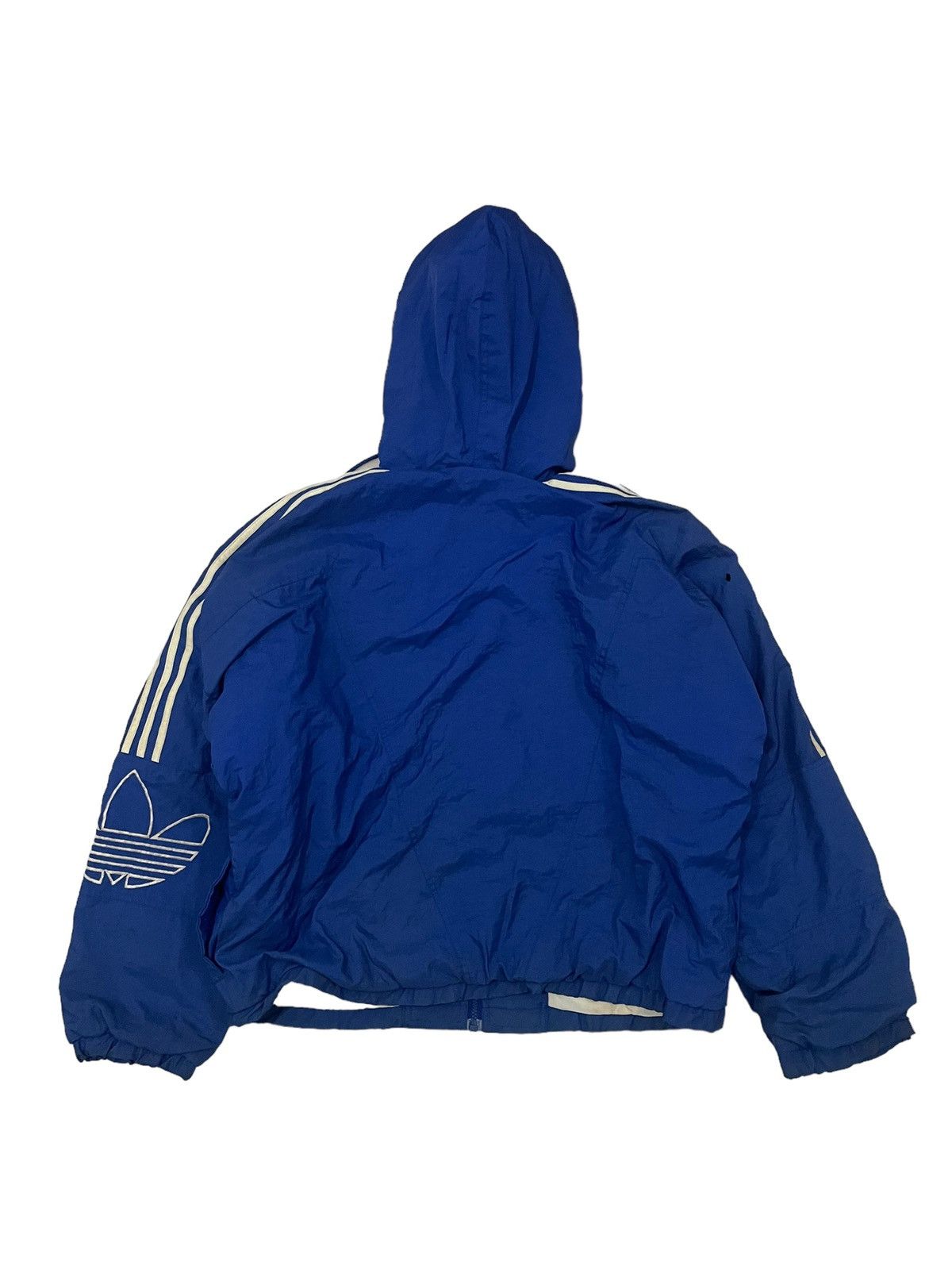 Adidas × Japanese Brand × Vintage Vintage Adidas Quilted Hooded Jacket Size US M / EU 48-50 / 2 - 10 Thumbnail