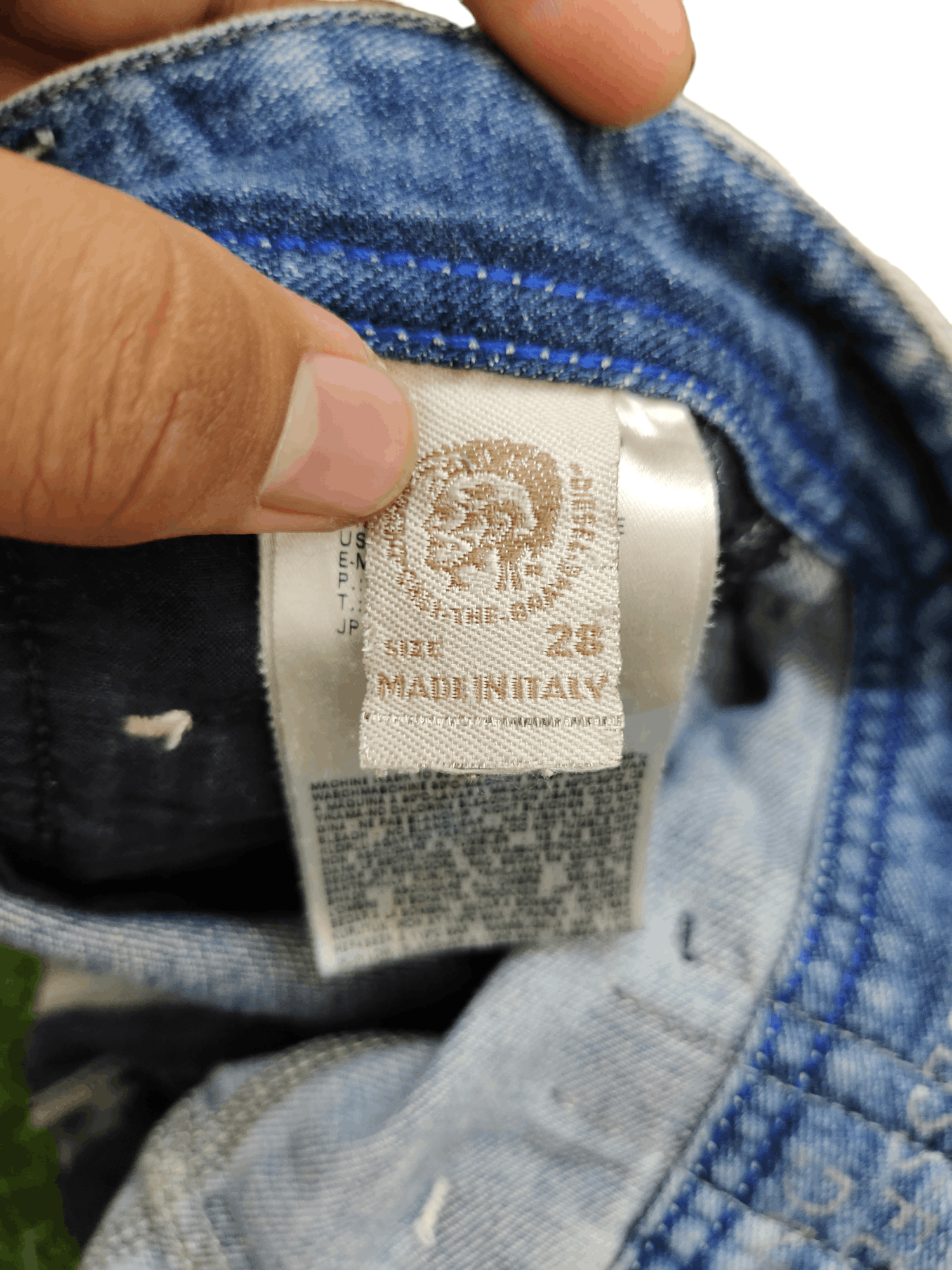 Diesel Vintage Y2k Diesel Krooley Regular Slim Carrot Denim Pants Size US 29 - 15 Thumbnail