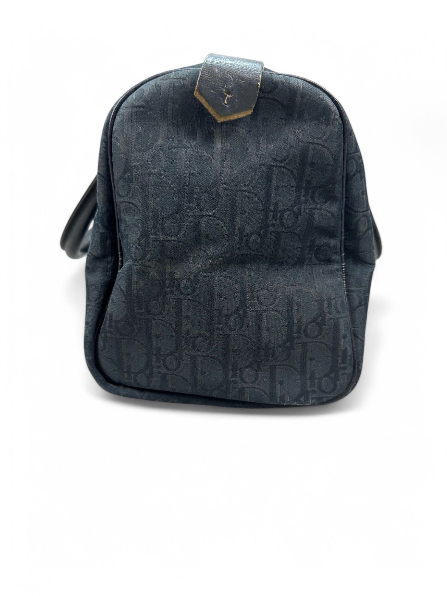 Dior Dior - Black Boston Handbag Monogram Canvas Leather Size ONE SIZE - 3 Thumbnail