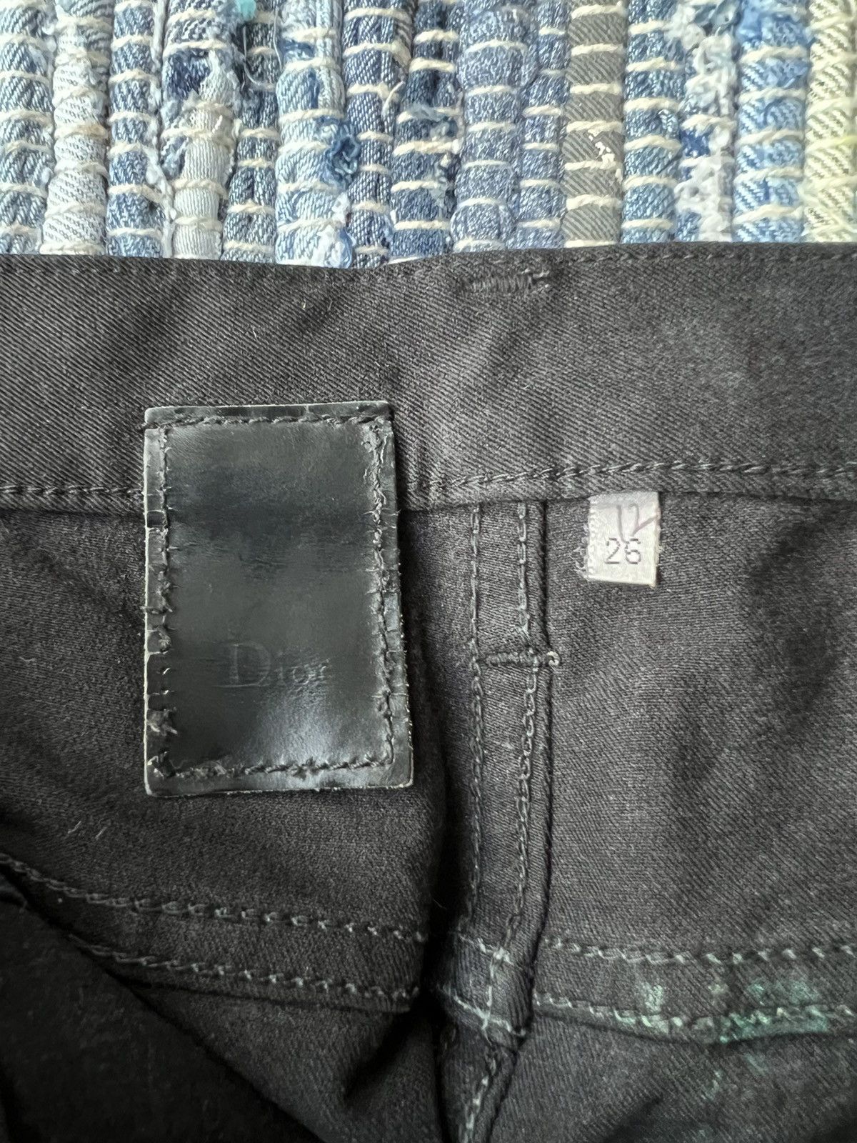 Dior Dior Homme Hedi Slimane Goth Super Black Skinny Pants Jeans Size US 26 / EU 42 - 8 Thumbnail