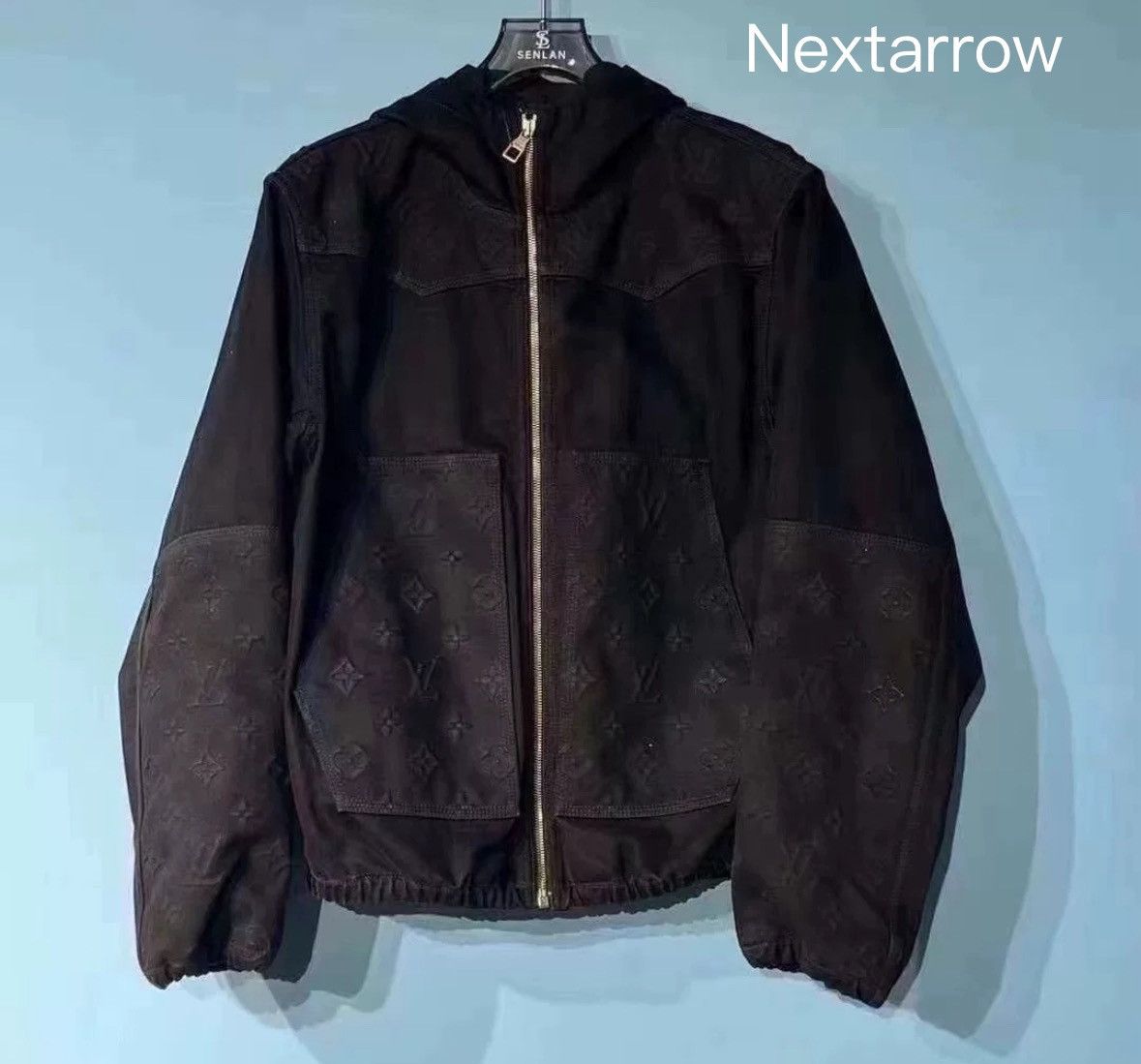 Louis Vuitton Louis Vuitton's latest black logging full print logo jacket Size US M / EU 48-50 / 2 - 1 Thumbnail