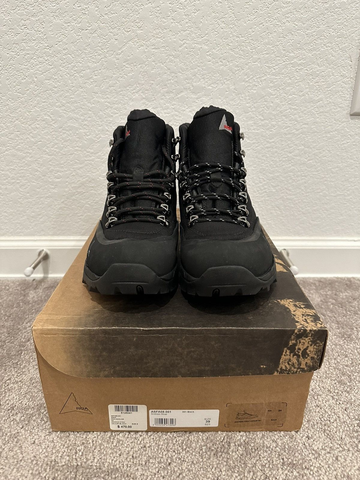 ROA roa andreas strap hiking boot sz 39 us 6-7 deadstock ROA roa andreas strap hiking boot sz 39 us 6-7 deadstock