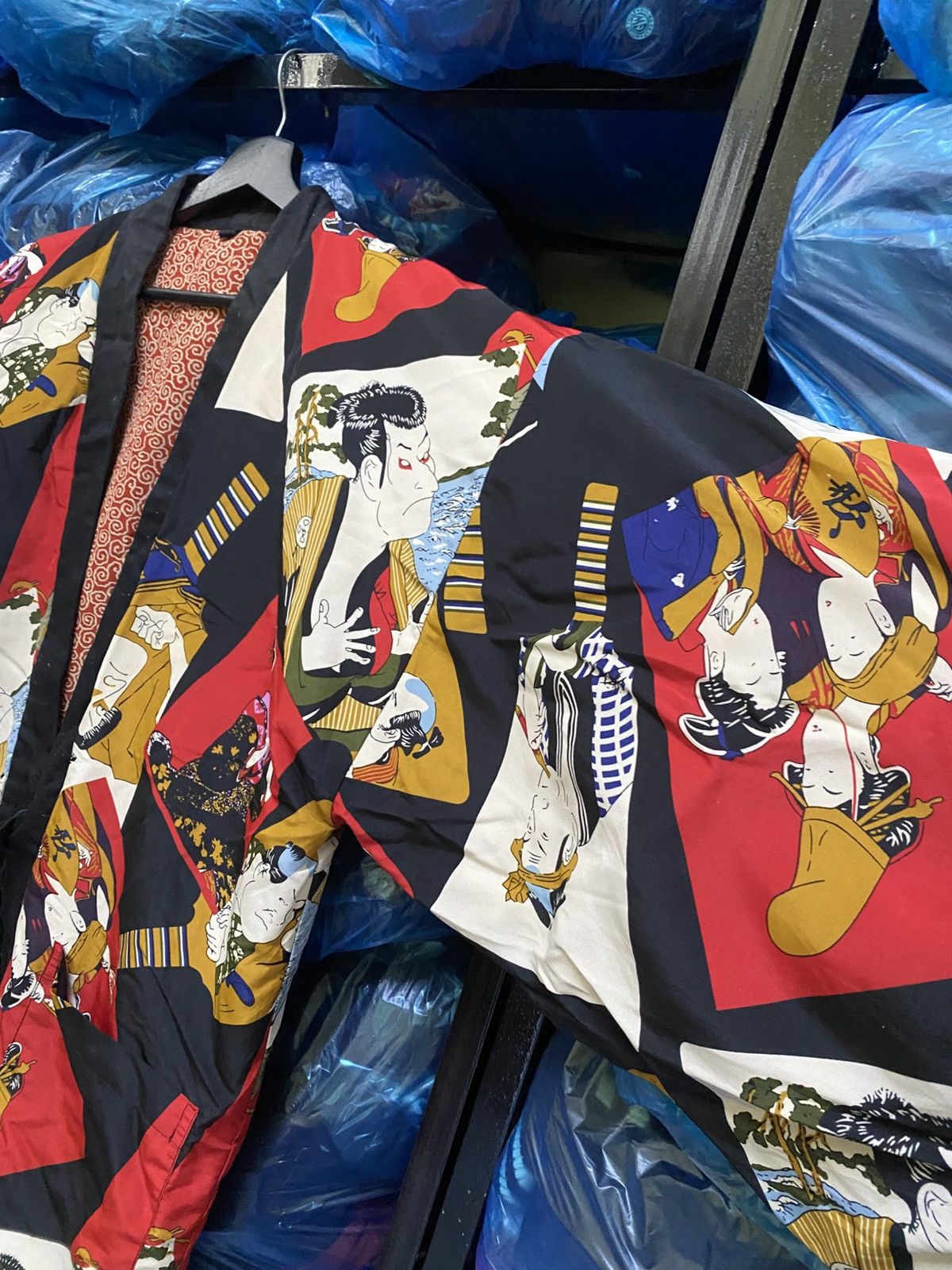 Japanese Brand Vintage Japanese Ukiyo-e Haori Jacket Kimono Style - Unisex Size US L / EU 52-54 / 3 - 9 Thumbnail