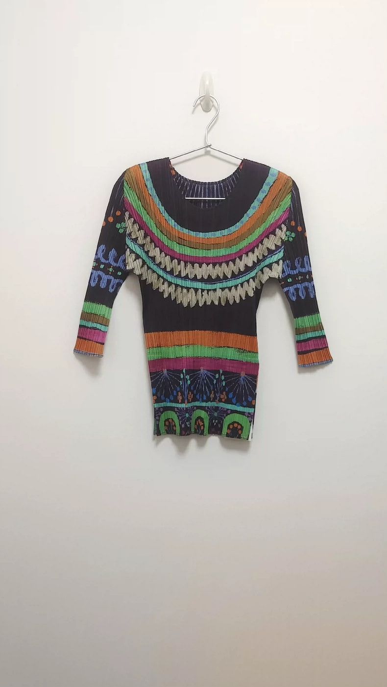 Issey Miyake Issey Miyake size:4 A vintage rainbow firework three-quart Size M / US 6-8 / IT 42-44 - 1 Thumbnail