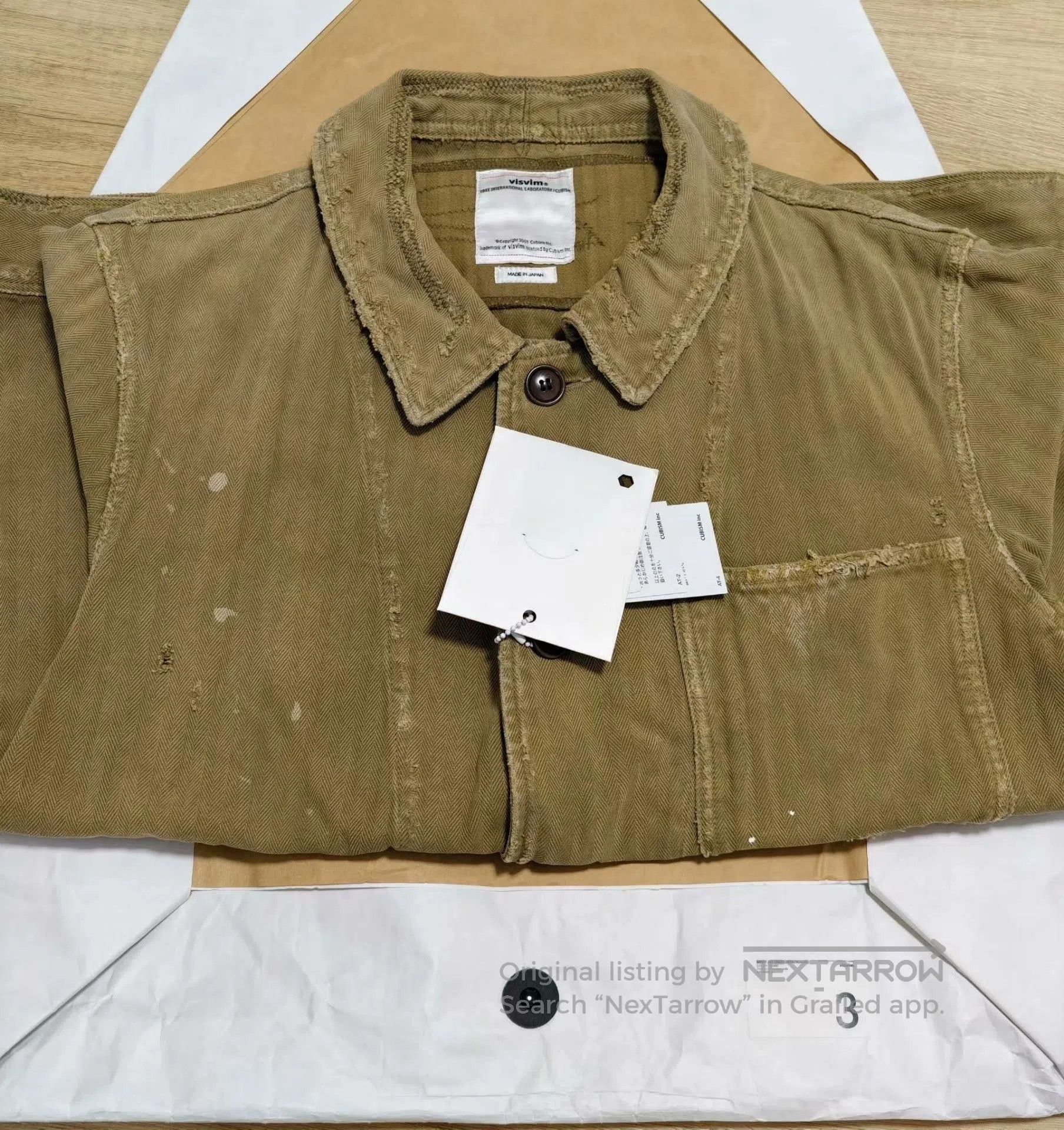 Visvim VISVIM 18SS BENNY JKT CRASH HERRINGBONE. Size US L / EU 52-54 / 3 - 9 Thumbnail