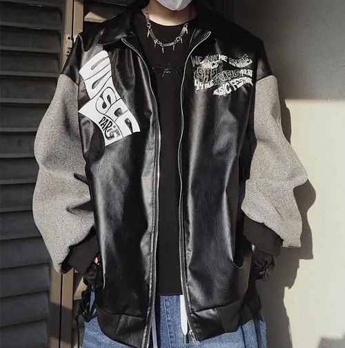 Other Music Festival Jacket EYES PU Leather Varsity Jacket Size US M / EU 48-50 / 2 - 6 Thumbnail