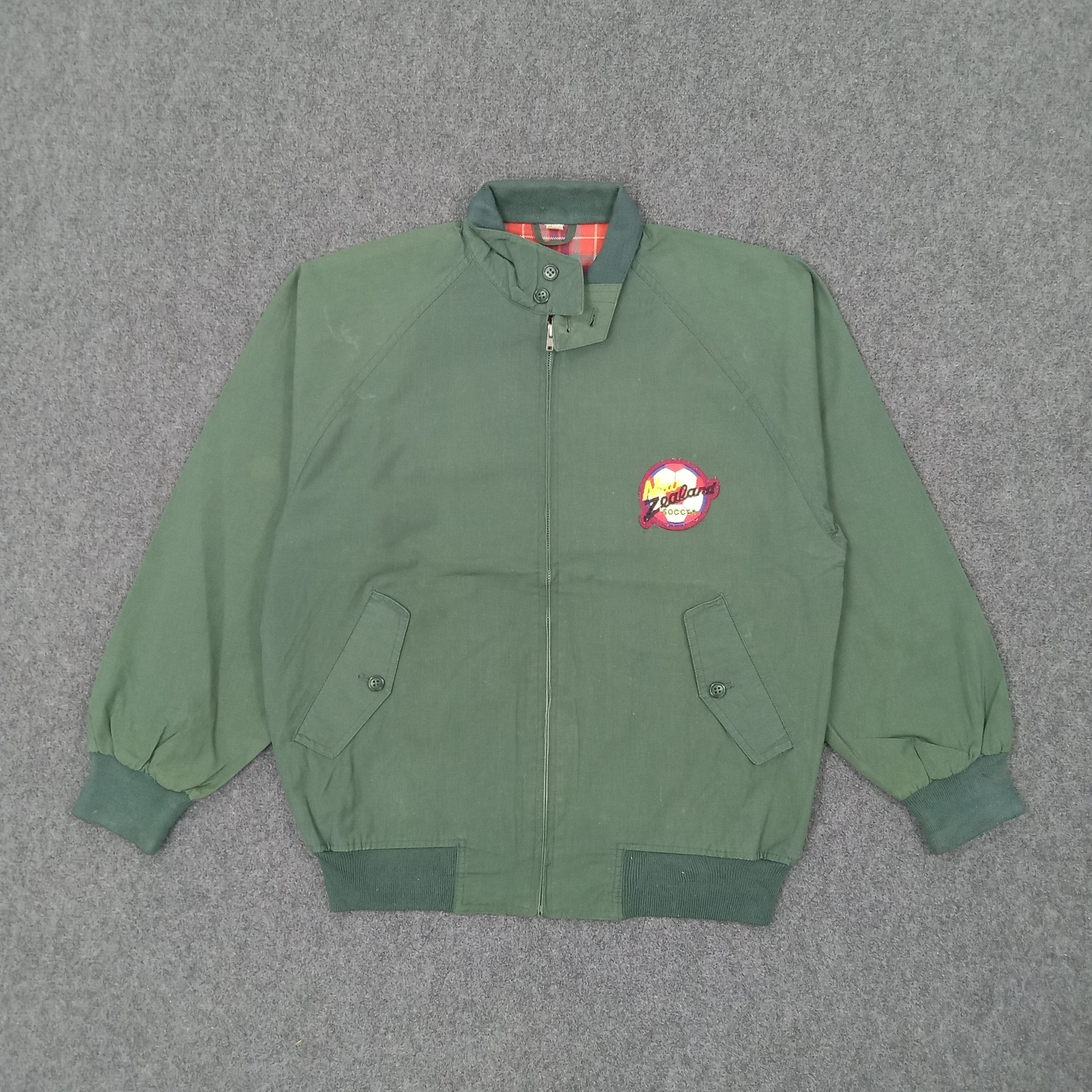 New Zealand Outback × Vintage New Zealand Soccer Football Team Bombers Jacket C221N11 Size US M / EU 48-50 / 2 - 1 Thumbnail